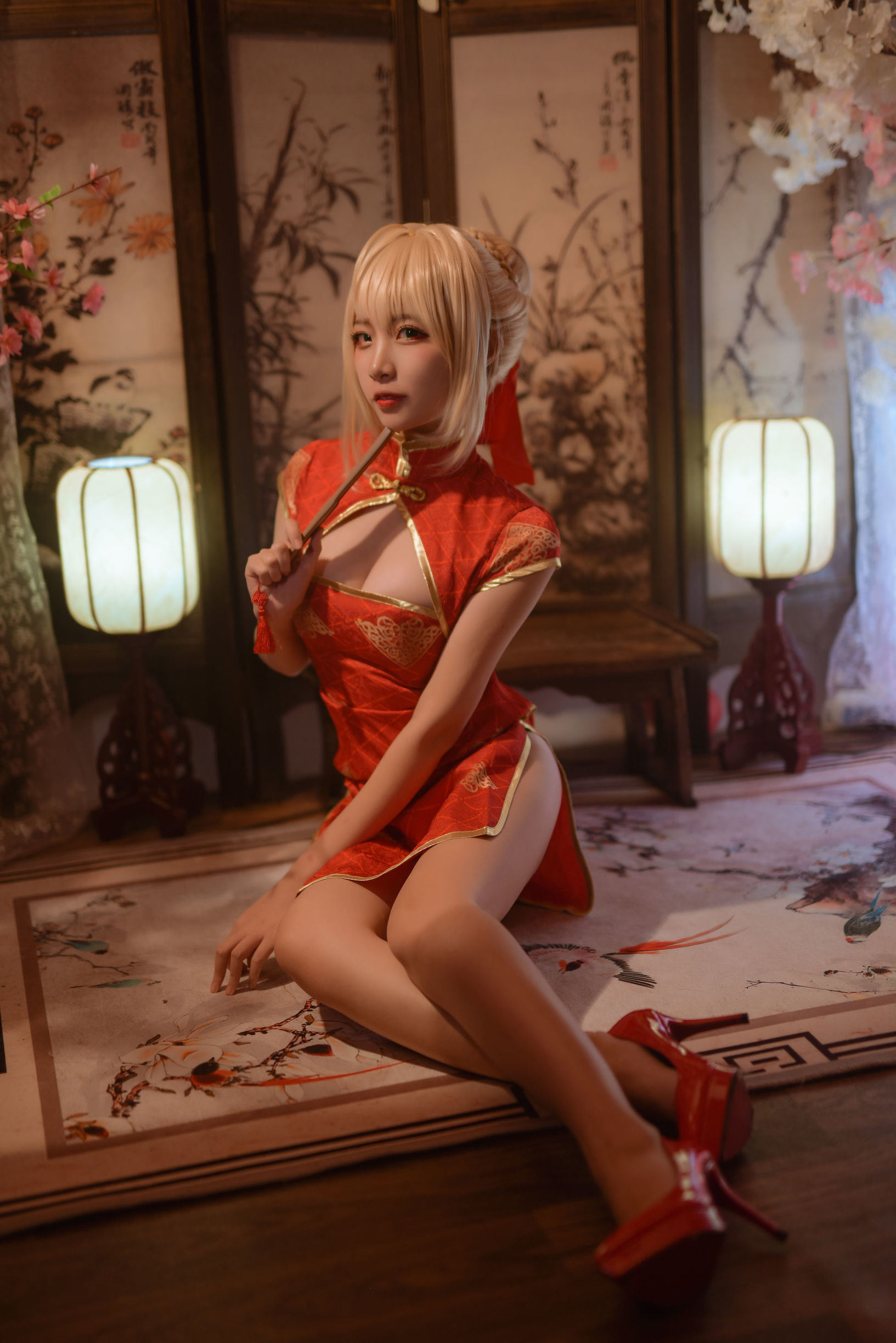 Coser nổi tiếng Erza Nisa Fate Nero kì bào