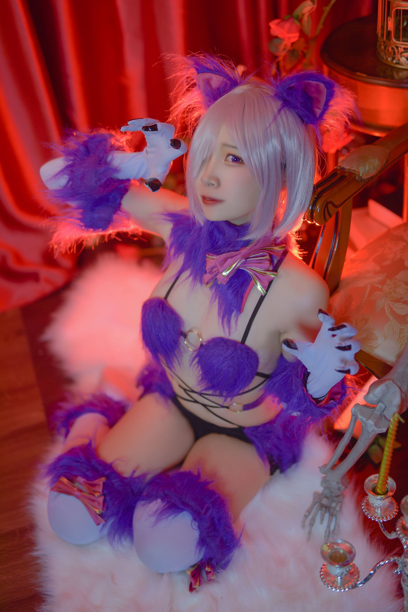 Nổi tiếng Coser Erza Nisa Fate Mashu Halloween