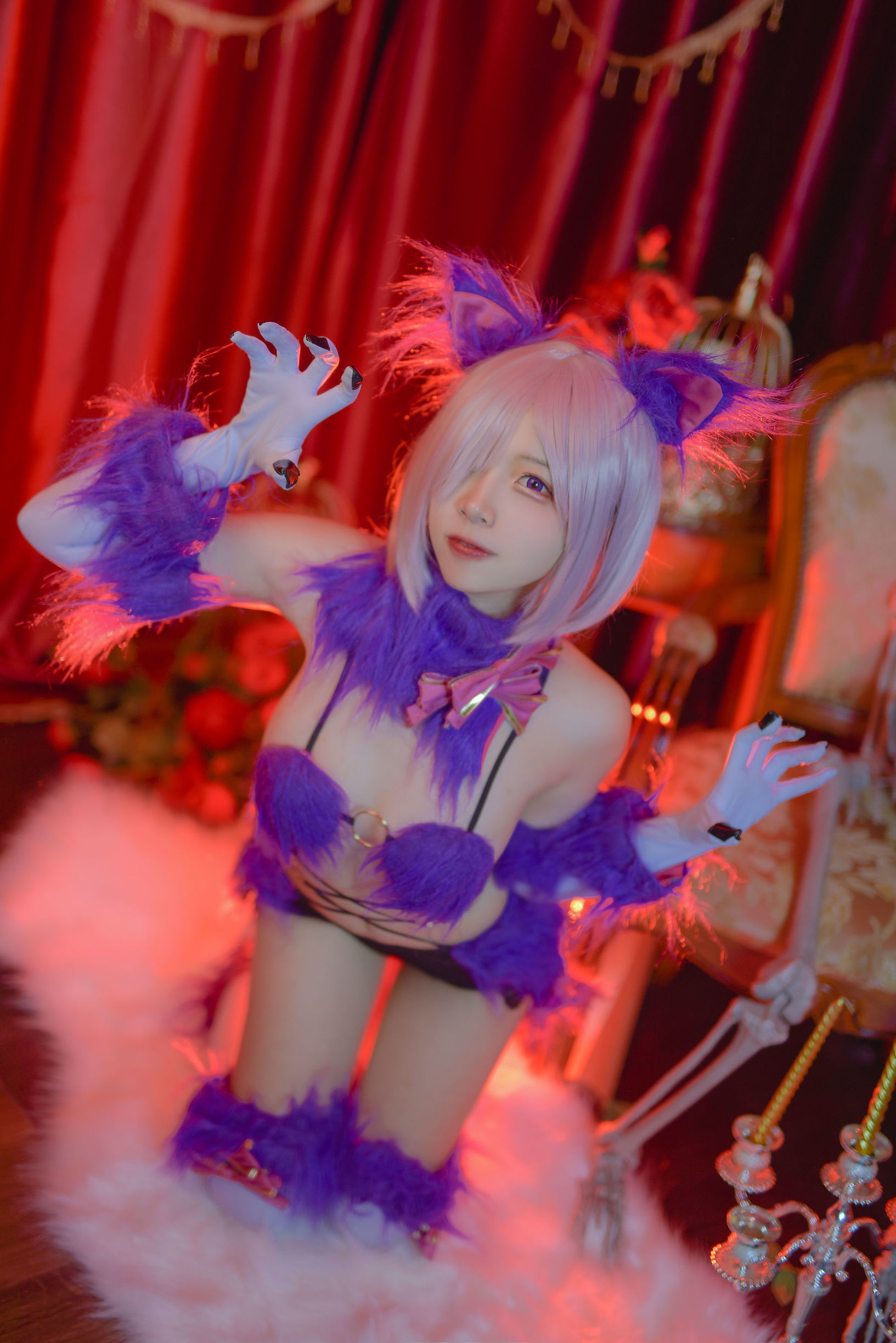 Nổi tiếng Coser Erza Nisa Fate Mashu Halloween