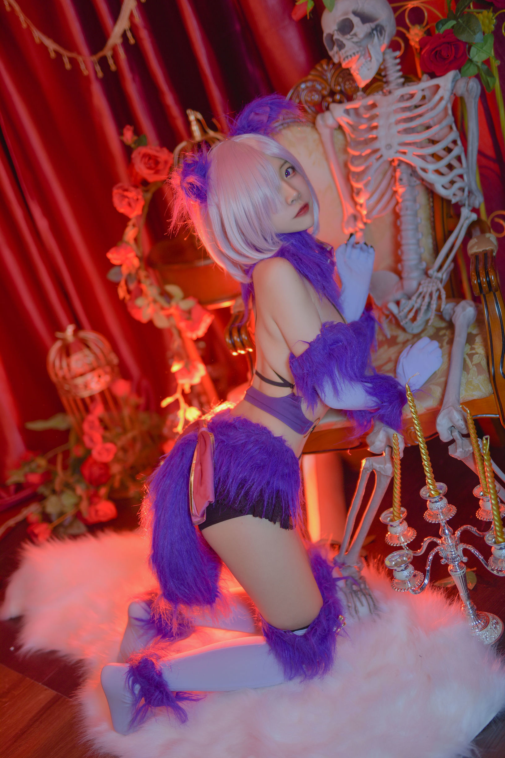Nổi tiếng Coser Erza Nisa Fate Mashu Halloween