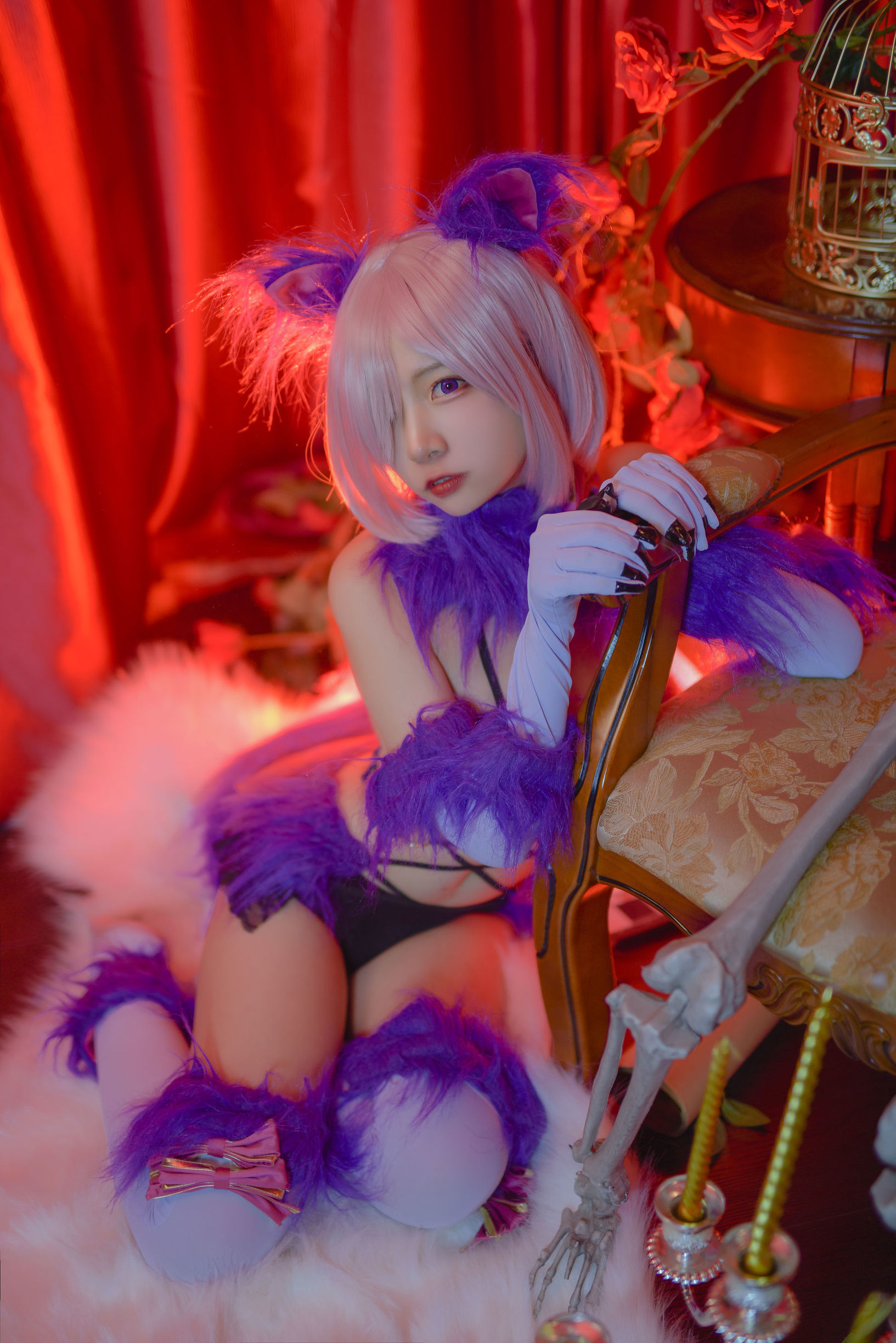 Nổi tiếng Coser Erza Nisa Fate Mashu Halloween