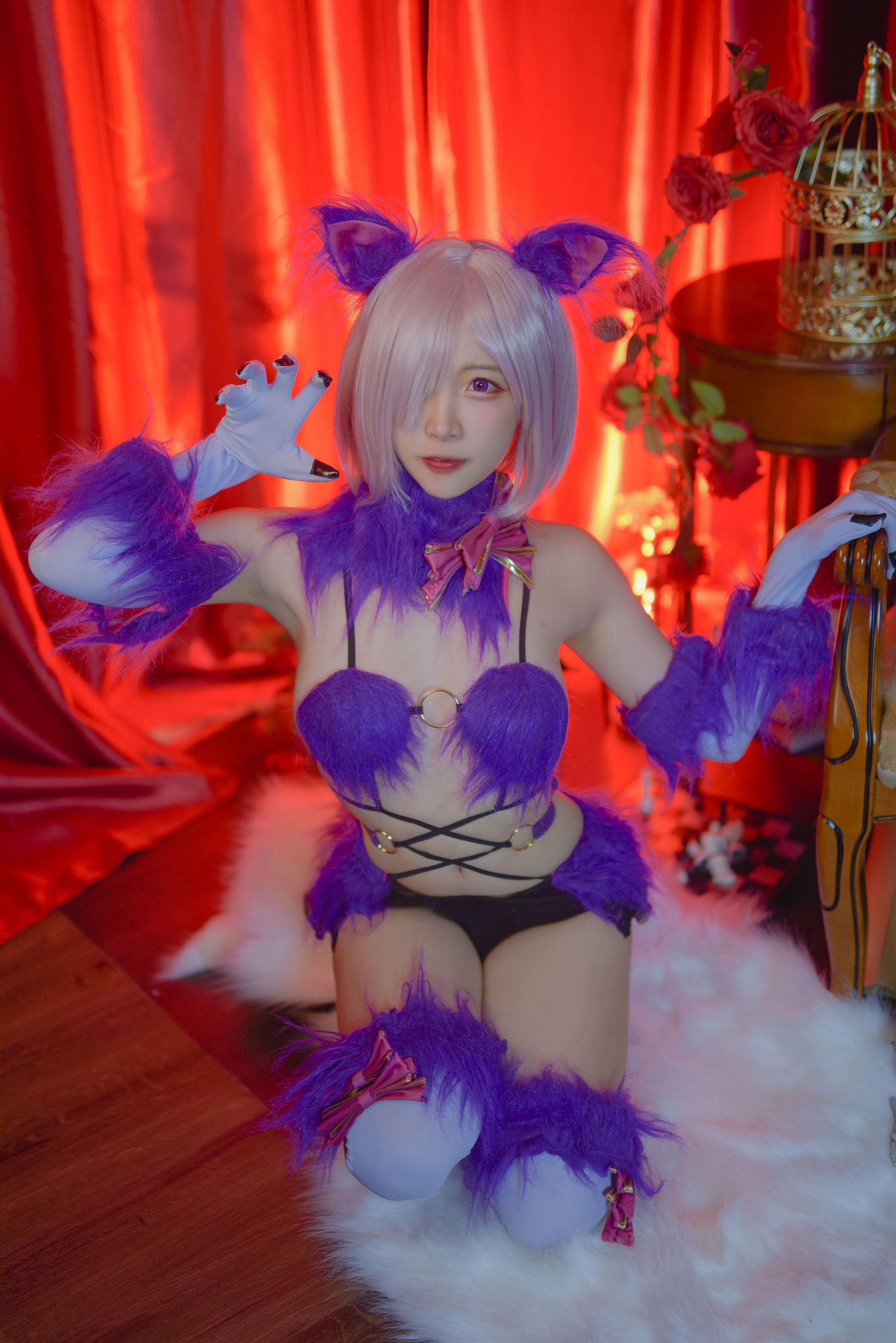 Nổi tiếng Coser Erza Nisa Fate Mashu Halloween