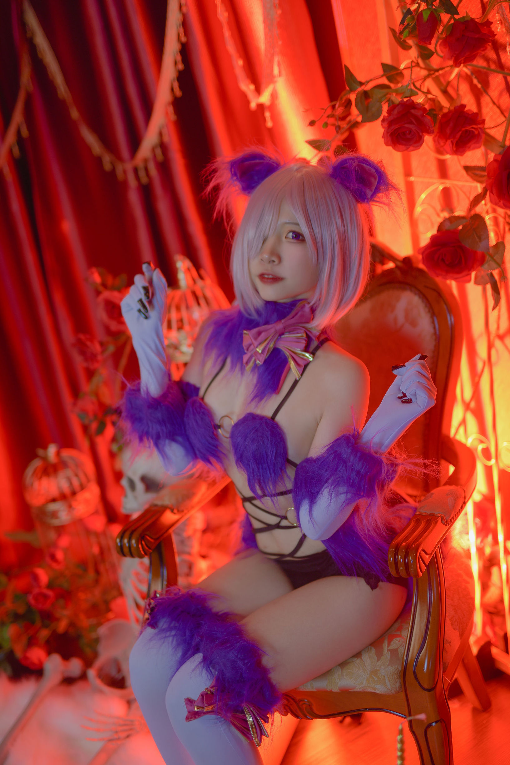 Nổi tiếng Coser Erza Nisa Fate Mashu Halloween