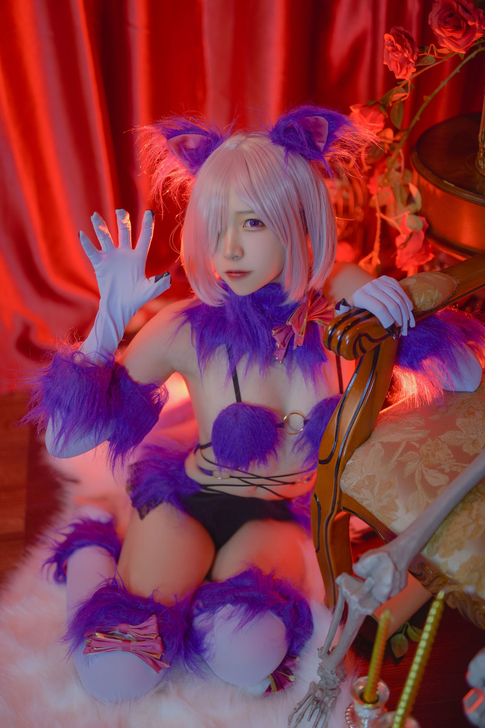 Nổi tiếng Coser Erza Nisa Fate Mashu Halloween