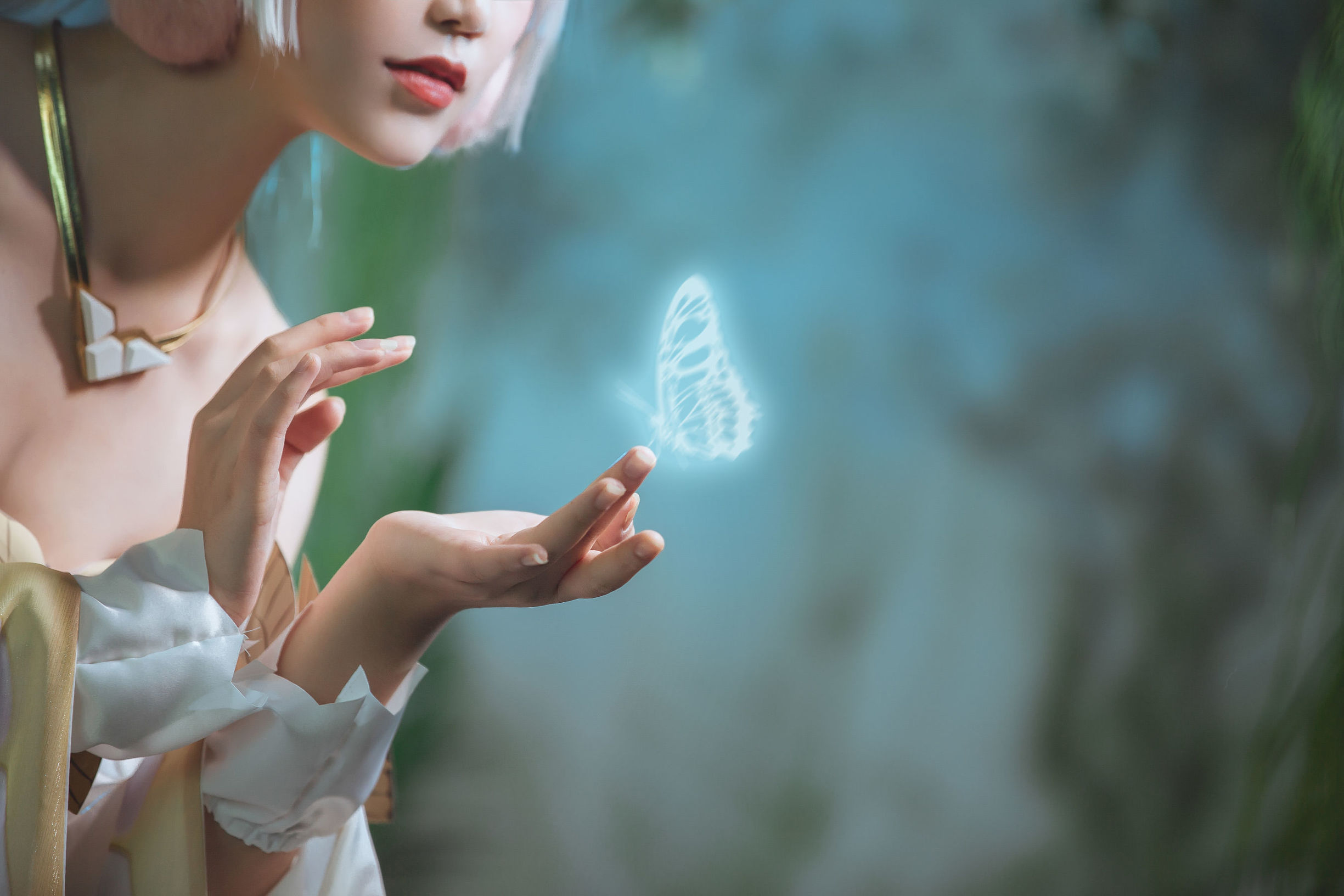 인기 코스플레이어 치구얼 미키 왕자영요 표선 황금색 한여름 밤의 꿈
