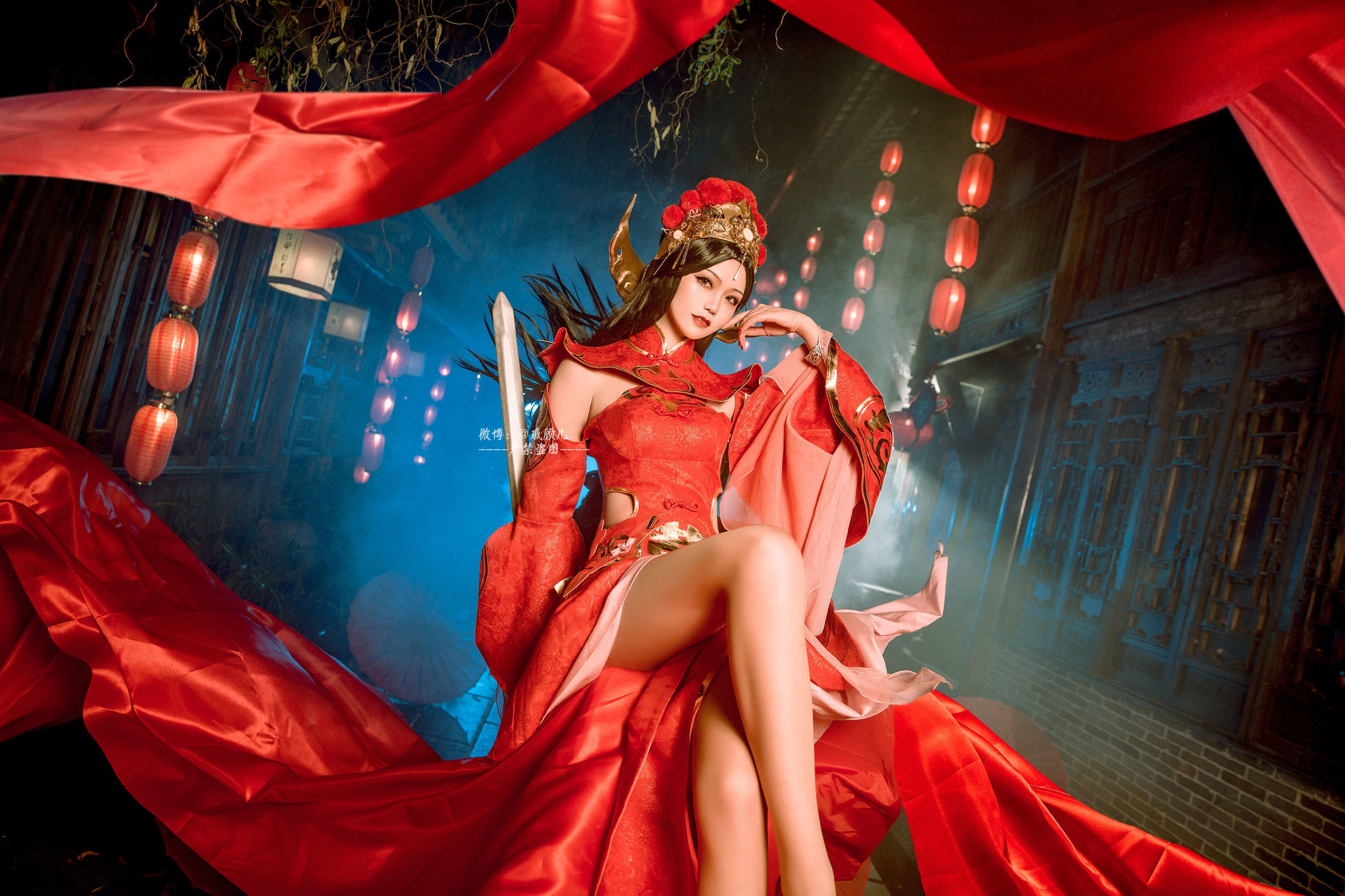 인기 코스플레이어 치구얼 MIKI 왕자 영광 루나 일생의 사랑