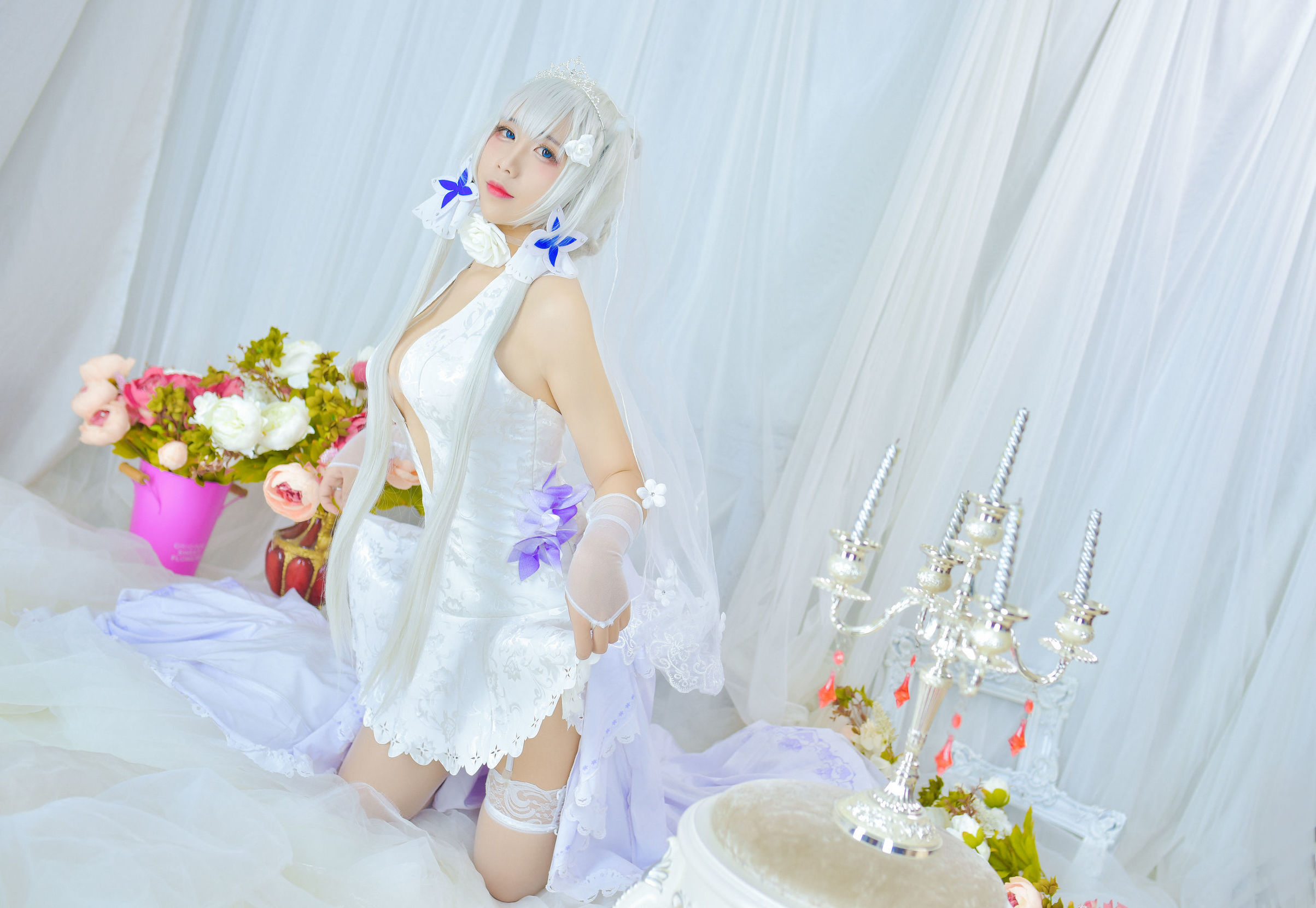 动漫博主九曲Jean 婚纱