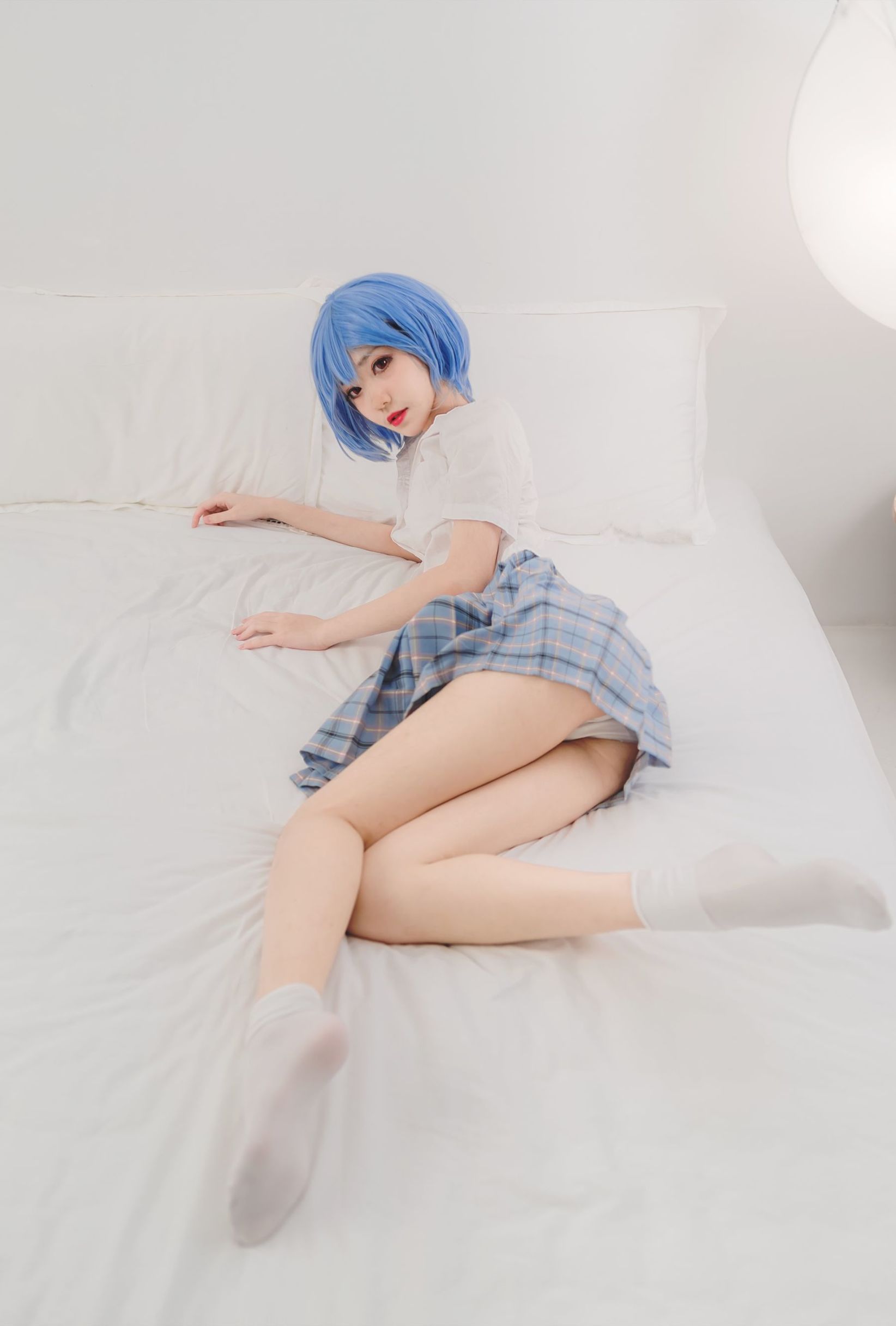 动漫博主南桃Momoko 绫波丽制服