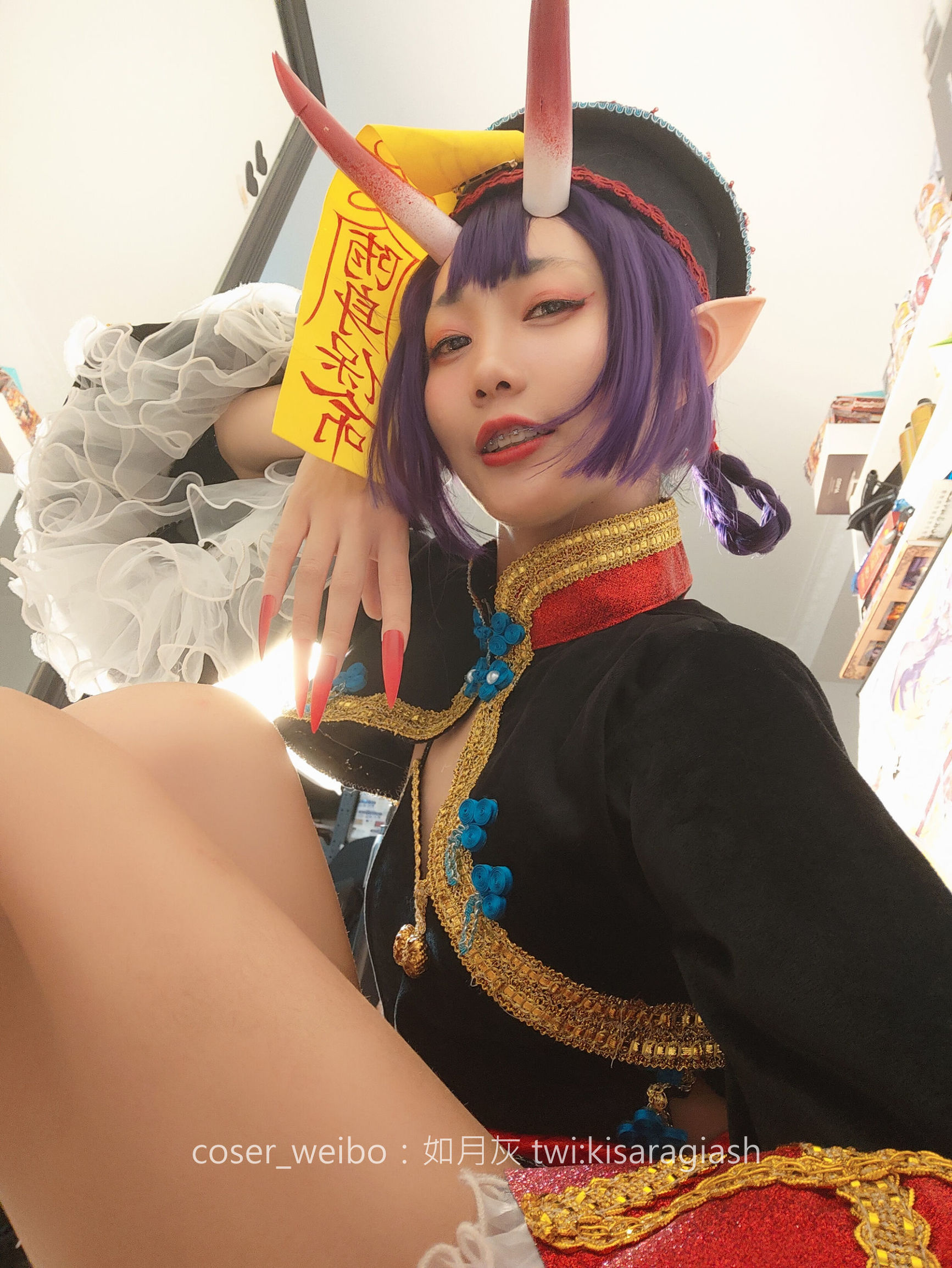 动漫博主如月灰 酒吞僵尸