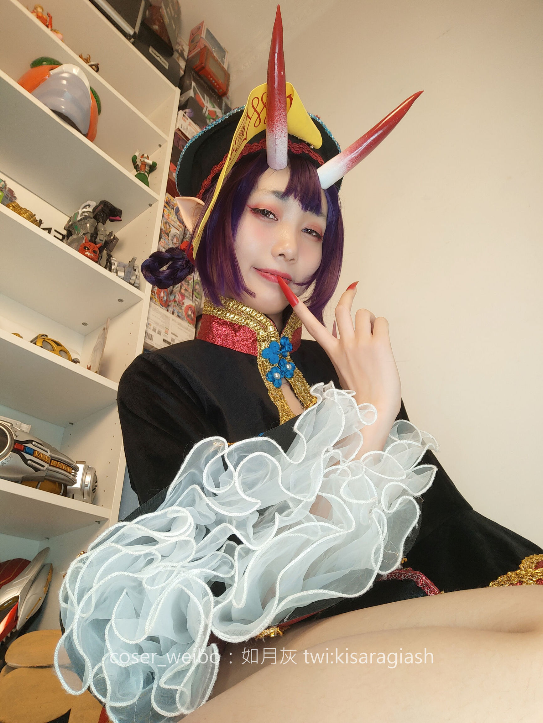 动漫博主如月灰 酒吞僵尸