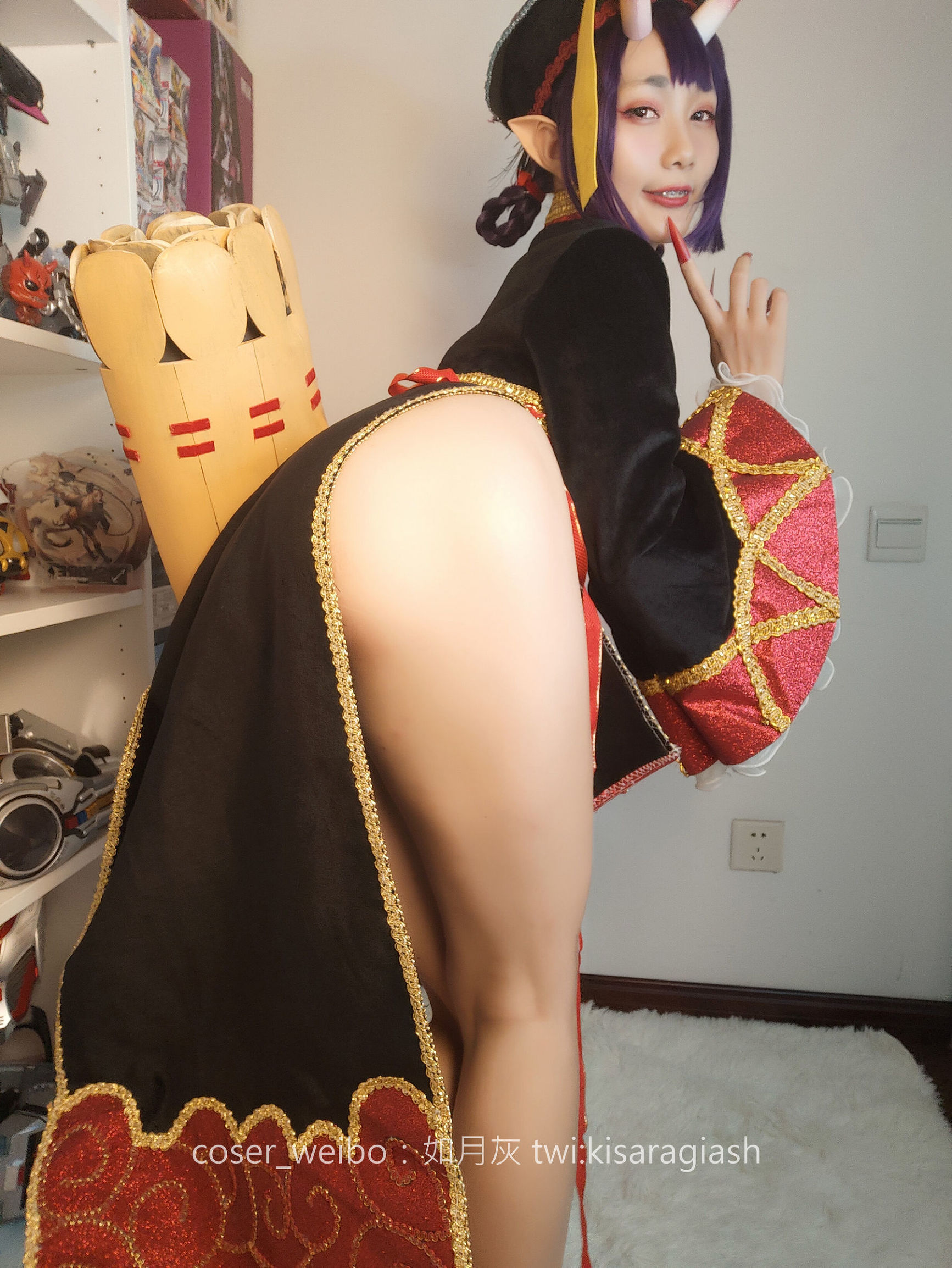 動漫博主如月灰 酒吞僵尸