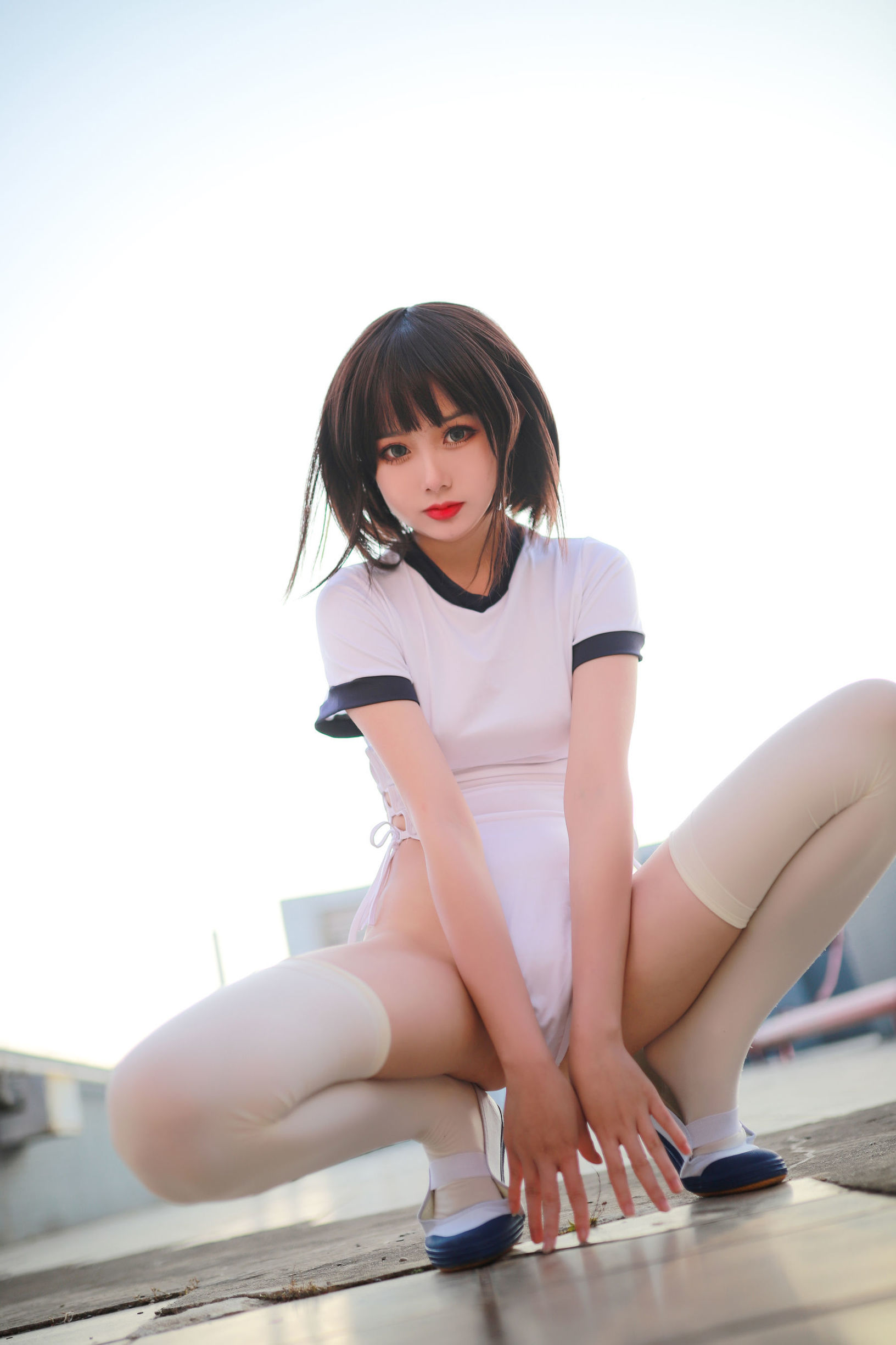 动漫博主您的蛋蛋 高叉体操服