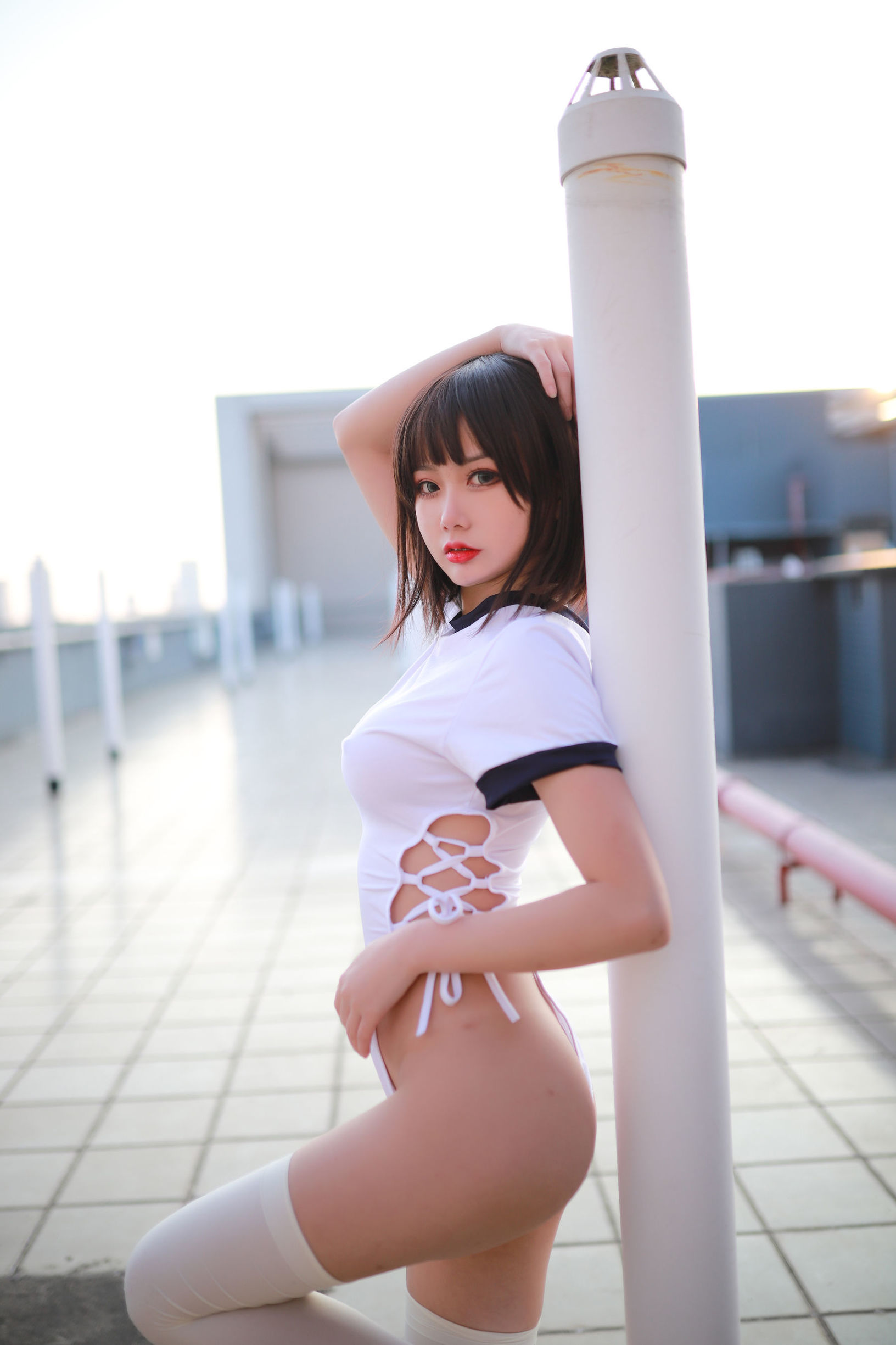 動漫博主您的蛋蛋 高叉體操服