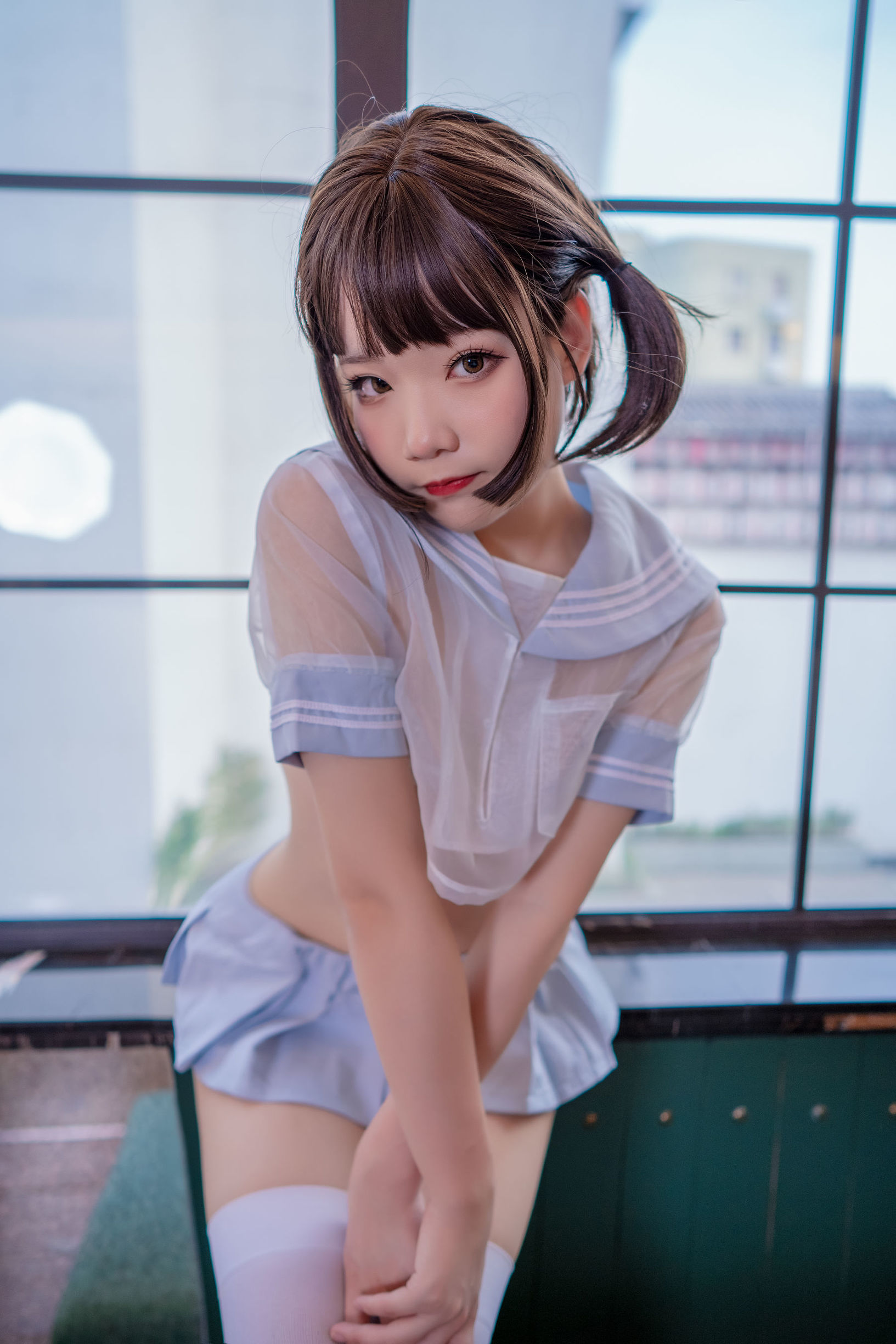 Anime Blogger Wang Pangpang u Blue Sailor Transparent Separate Body