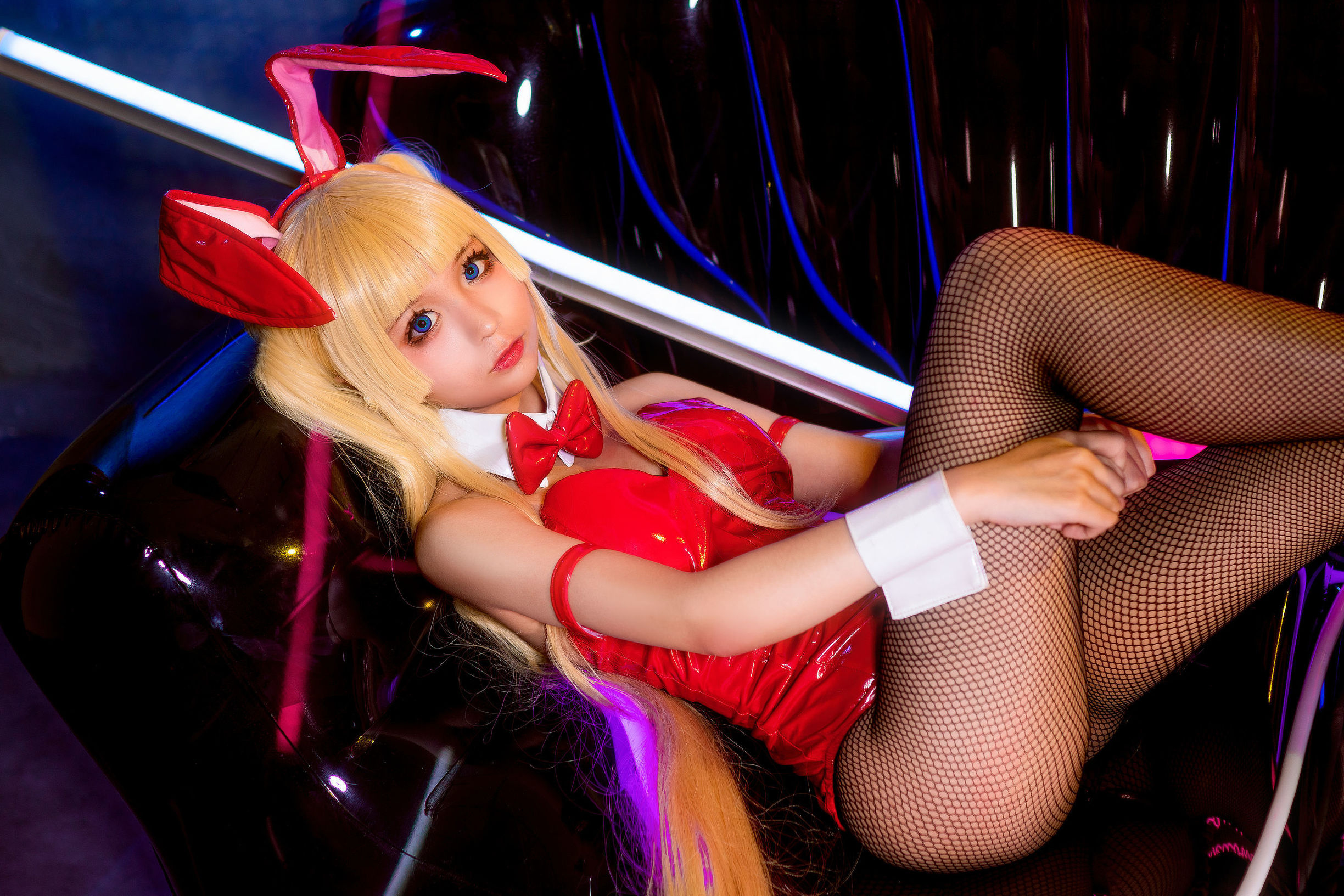 Anime blogger Chun Mo Mo, bunny girl