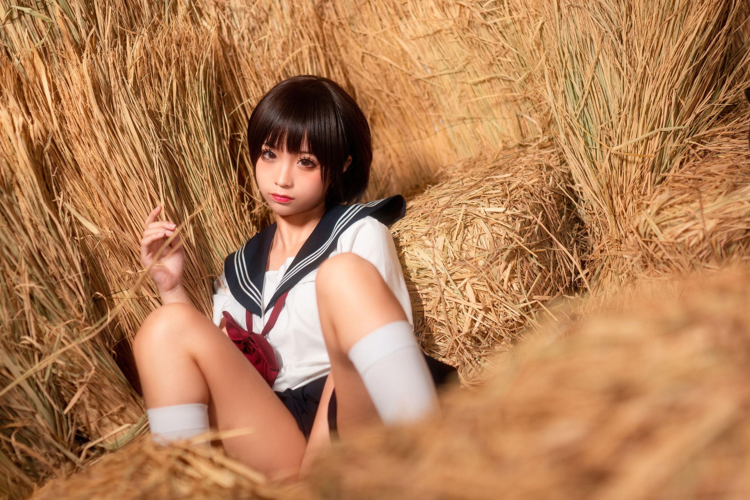 บล็อกเกอร์อนิเมะ ชุนโมโม่ หญิงสาวในฟางข้าว