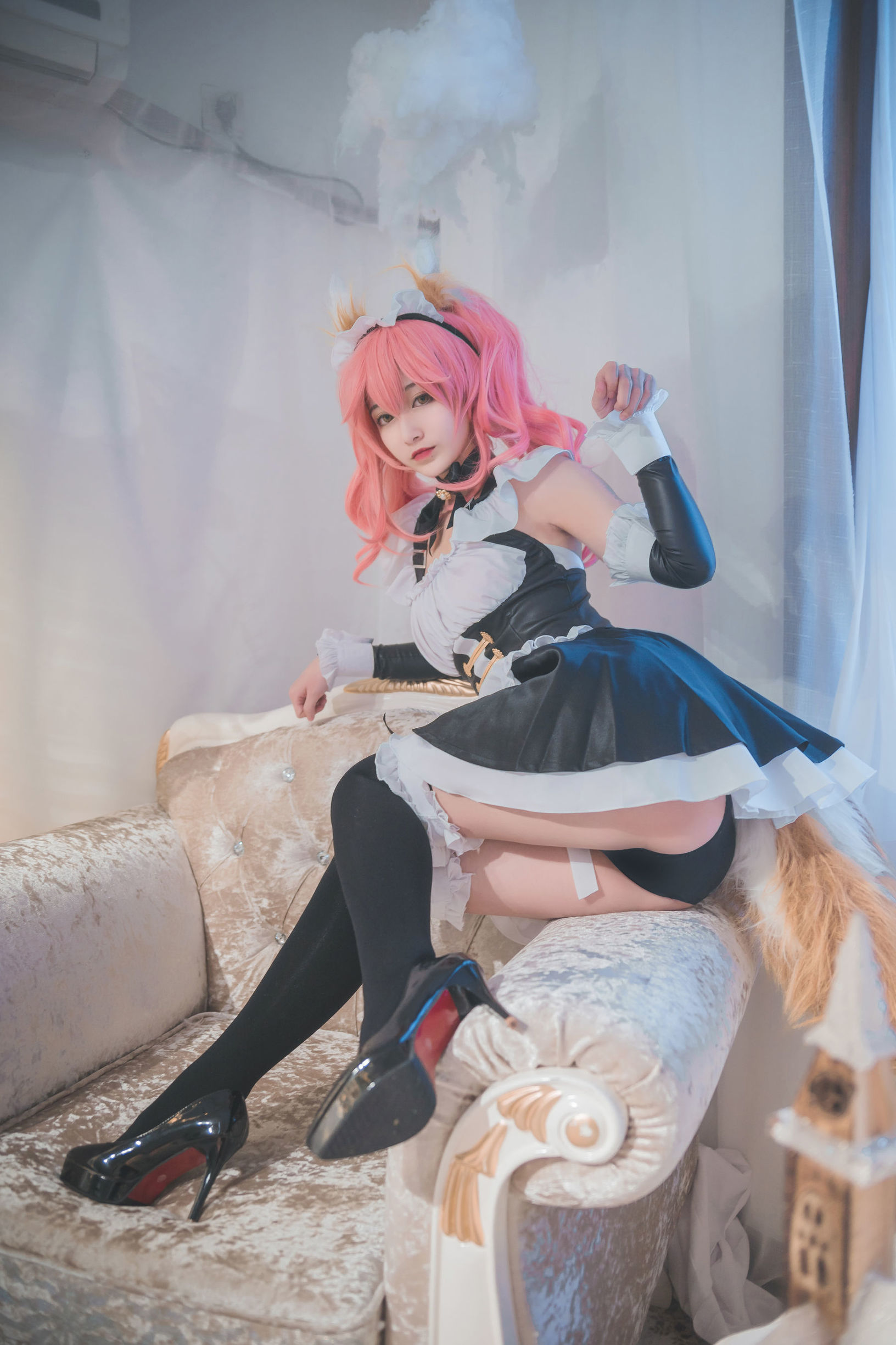 Anime Blogger Teppanyaki Ghost Dance W Tamamo-no-Mae Maid