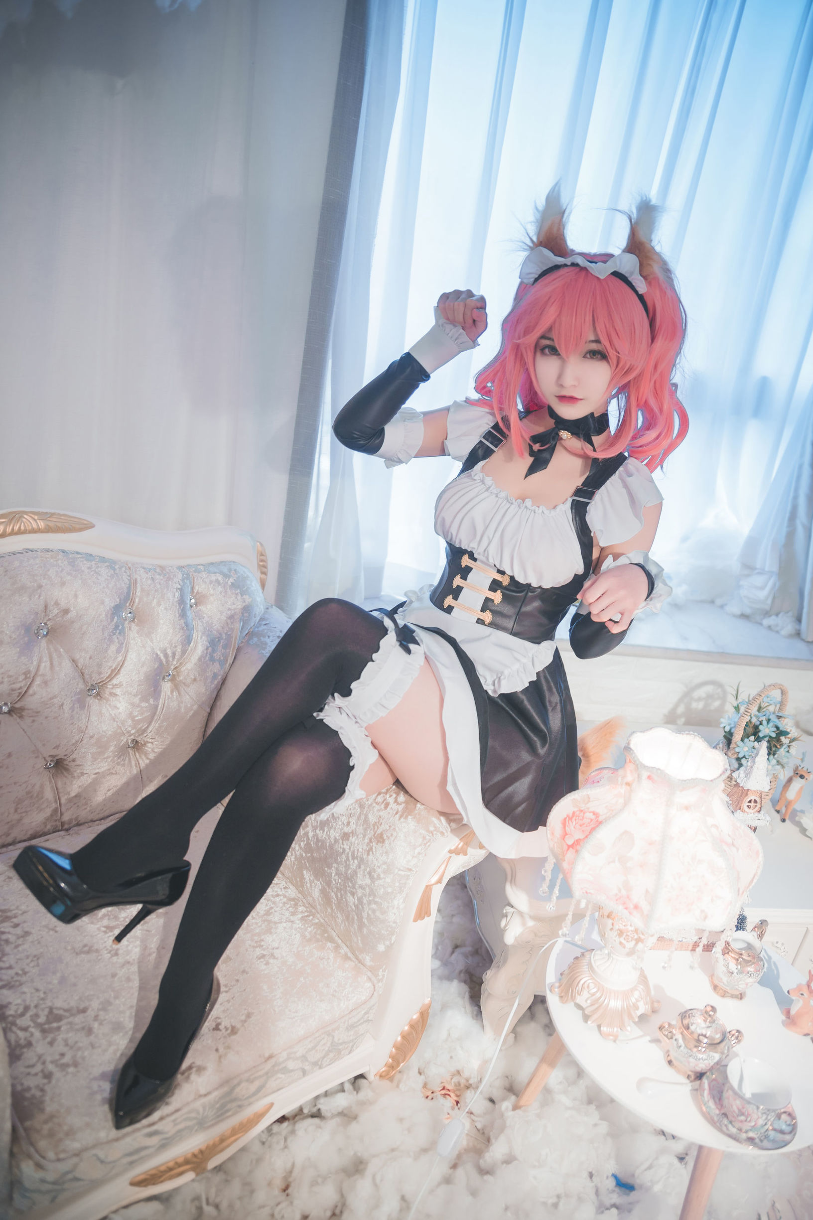 Anime Blogger Teppanyaki Ghost Dance W Tamamo-no-Mae Maid