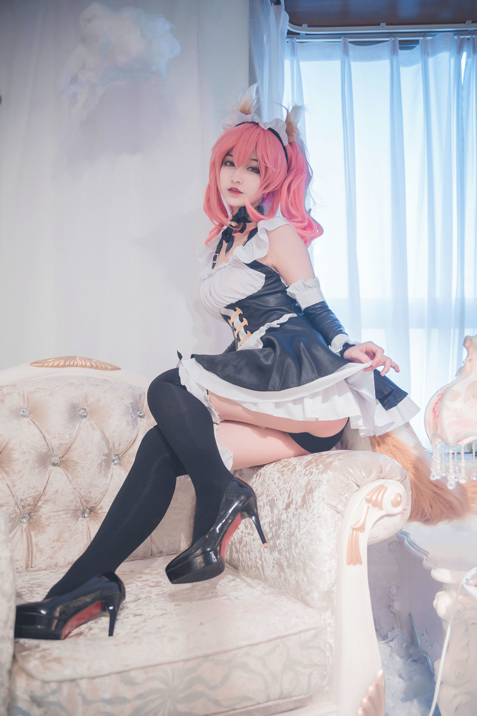 Anime Blogger Teppanyaki Ghost Dance W Tamamo-no-Mae Maid