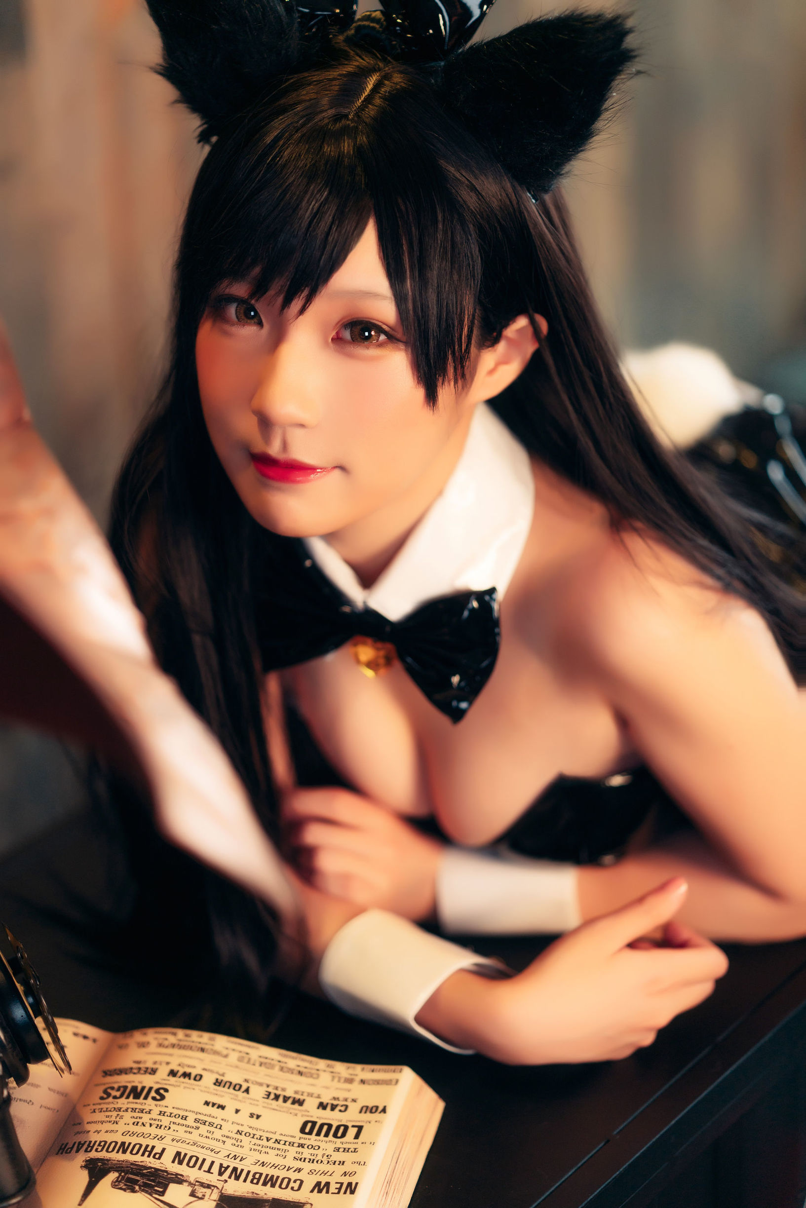 Anime Blogger Mime Mimi Azur Lane Atago Bunny Ver