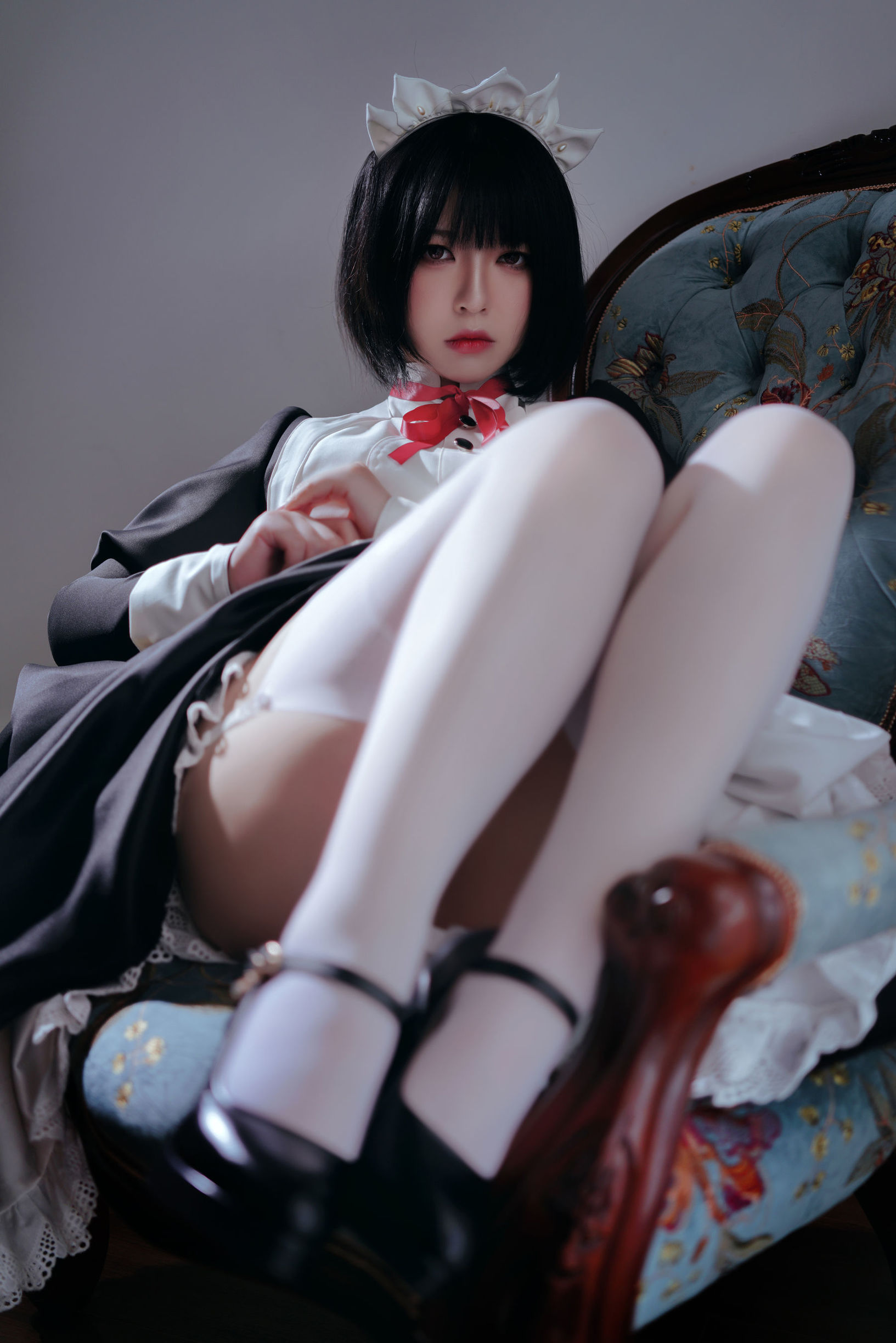 Ban Ban Zi คอสเพลย์ Kenpan Maid ชุดยูนิฟอร์ม