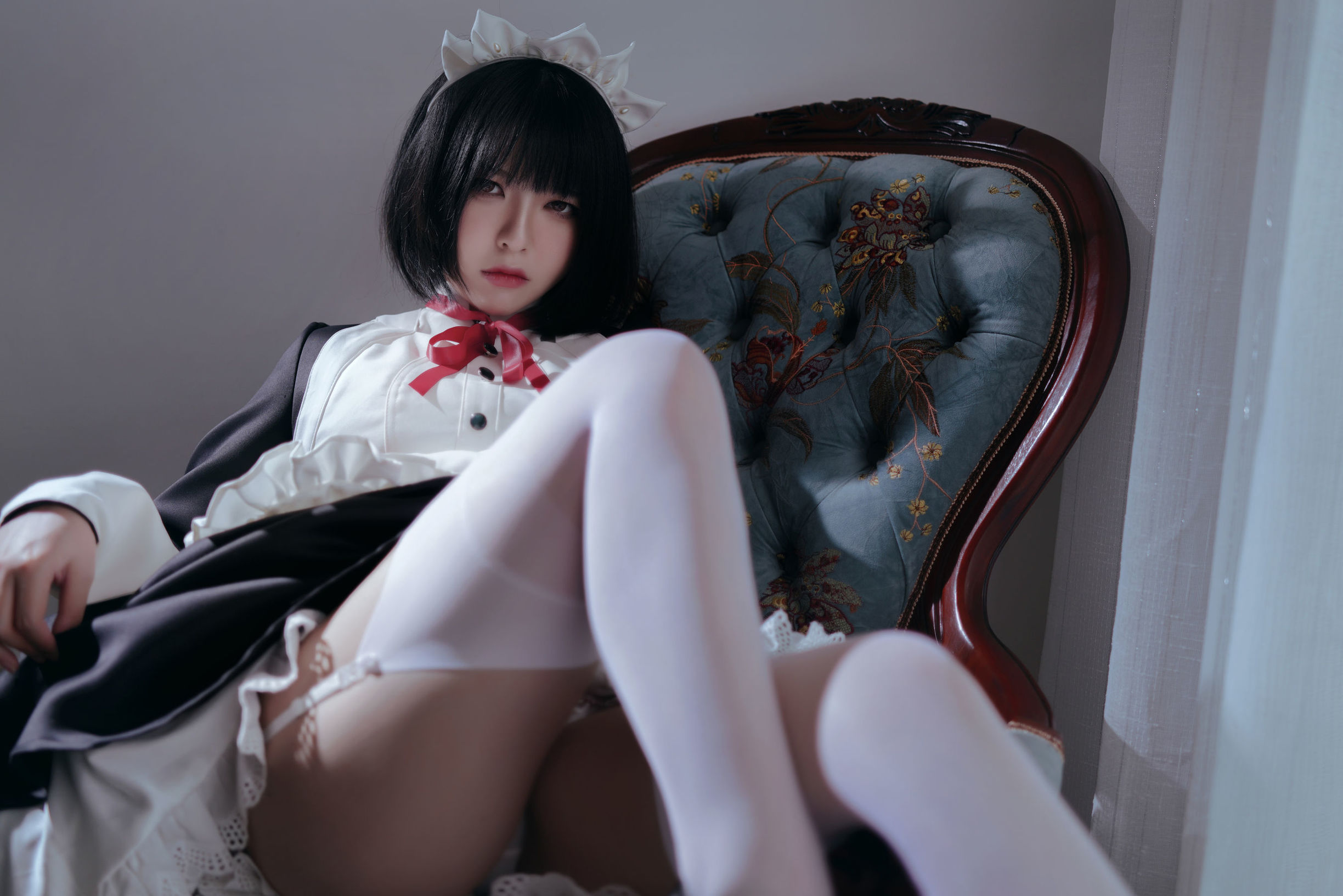 Ban Ban Zi คอสเพลย์ Kenpan Maid ชุดยูนิฟอร์ม