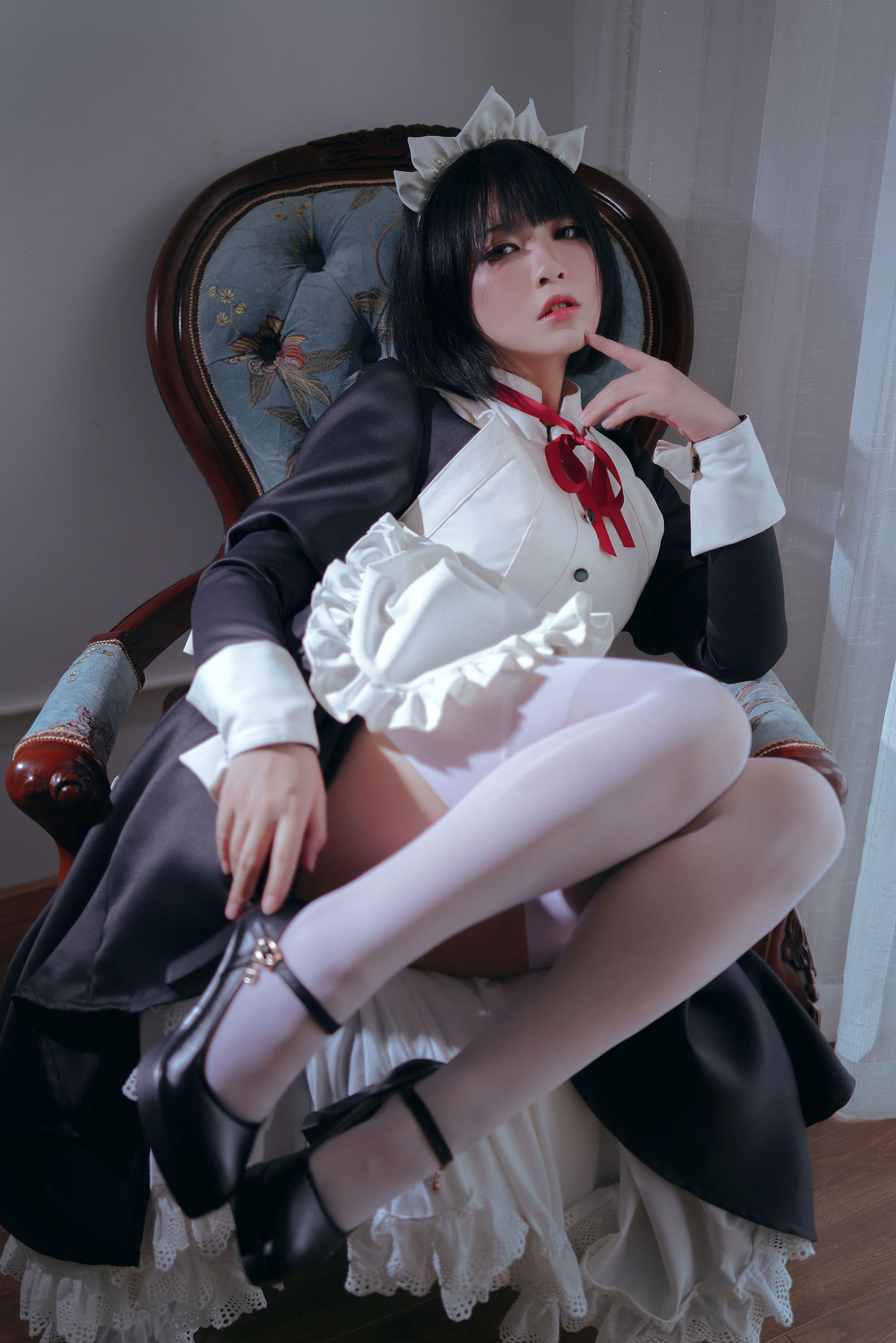 Ban Ban Zi 켄판 메이드 유니폼 코스프레