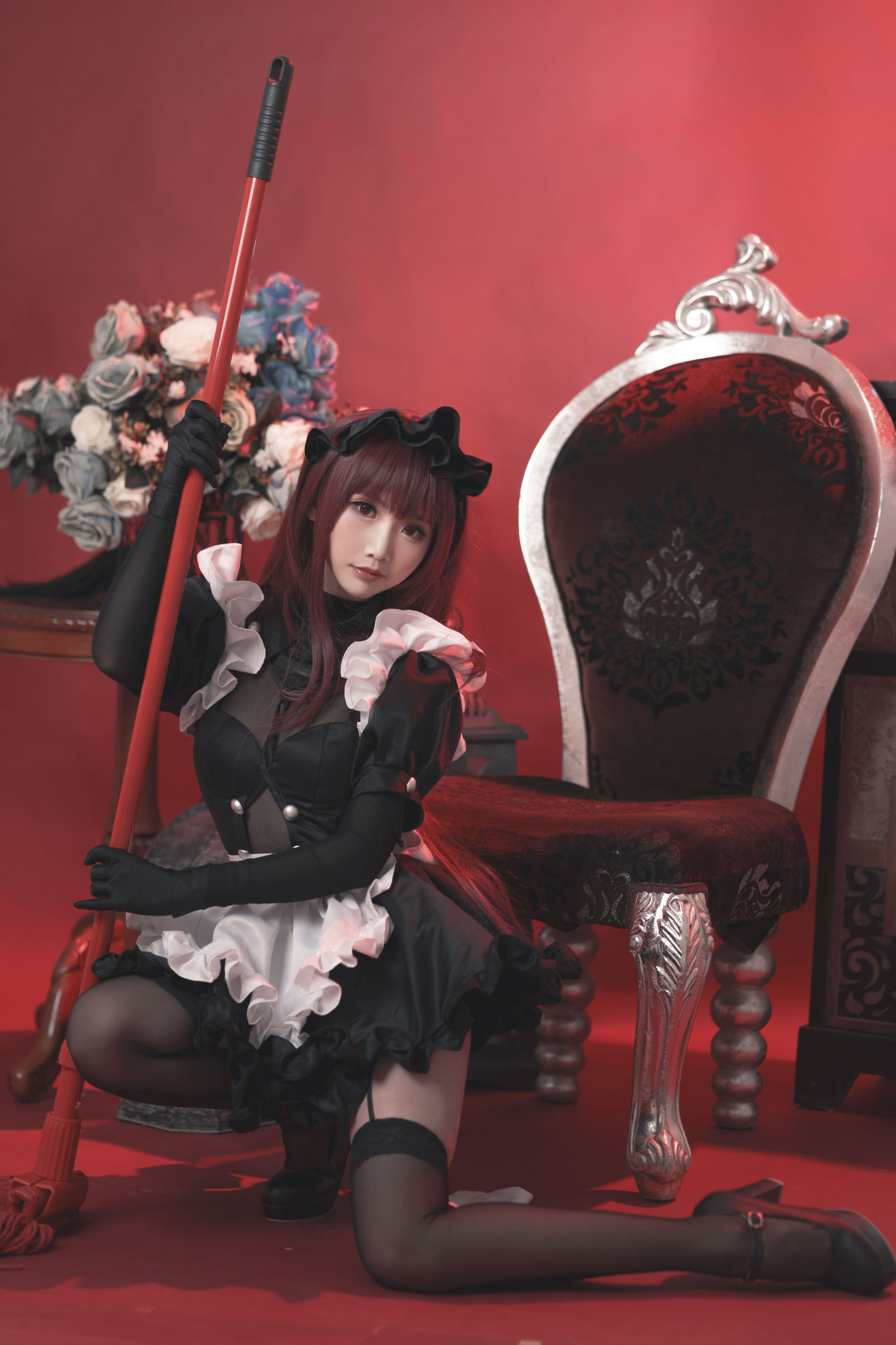 น่ารักยอดนิยม Coser เมี่ยนปิงเซียนเอ๋อ สคาทาชเมด