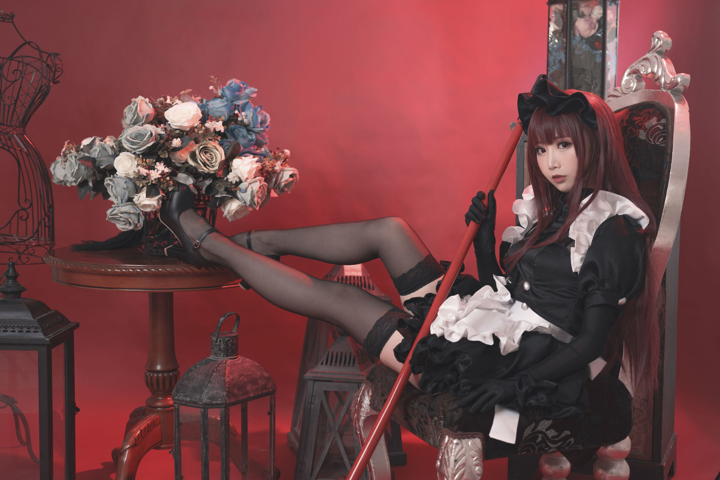 น่ารักยอดนิยม Coser เมี่ยนปิงเซียนเอ๋อ สคาทาชเมด