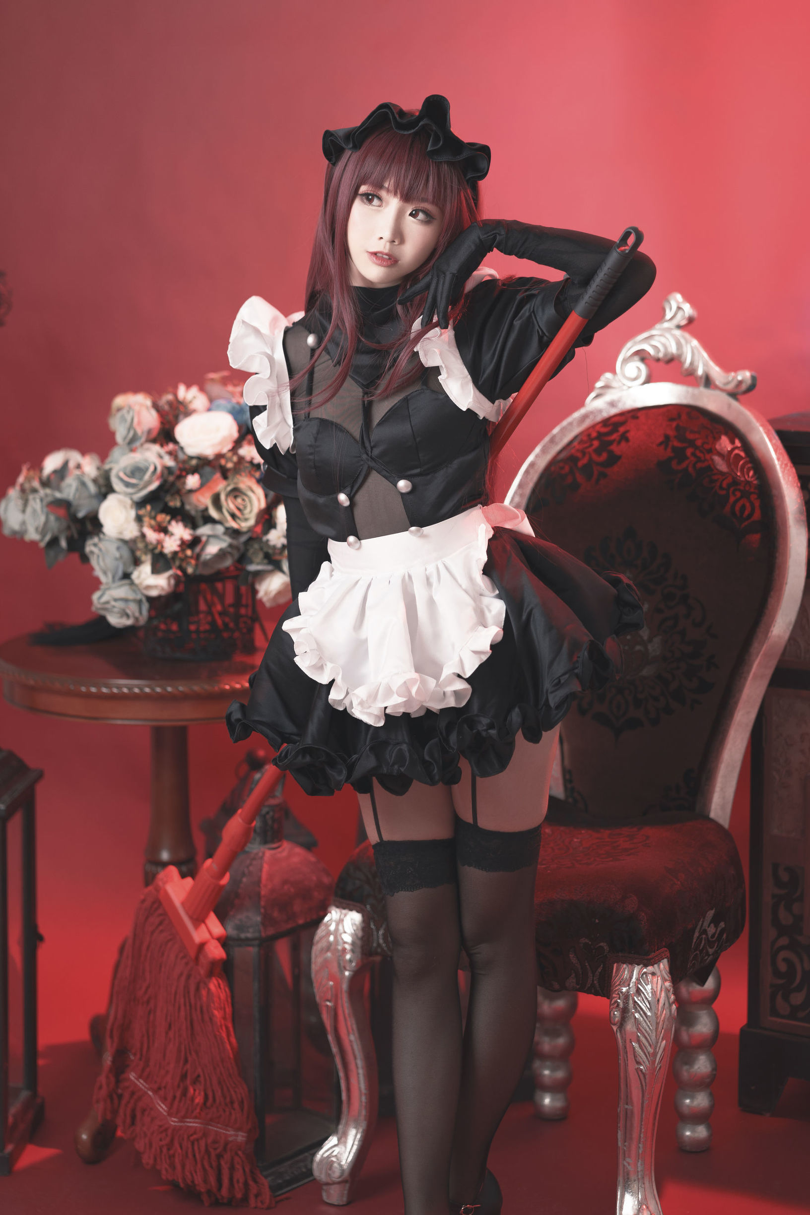 น่ารักยอดนิยม Coser เมี่ยนปิงเซียนเอ๋อ สคาทาชเมด