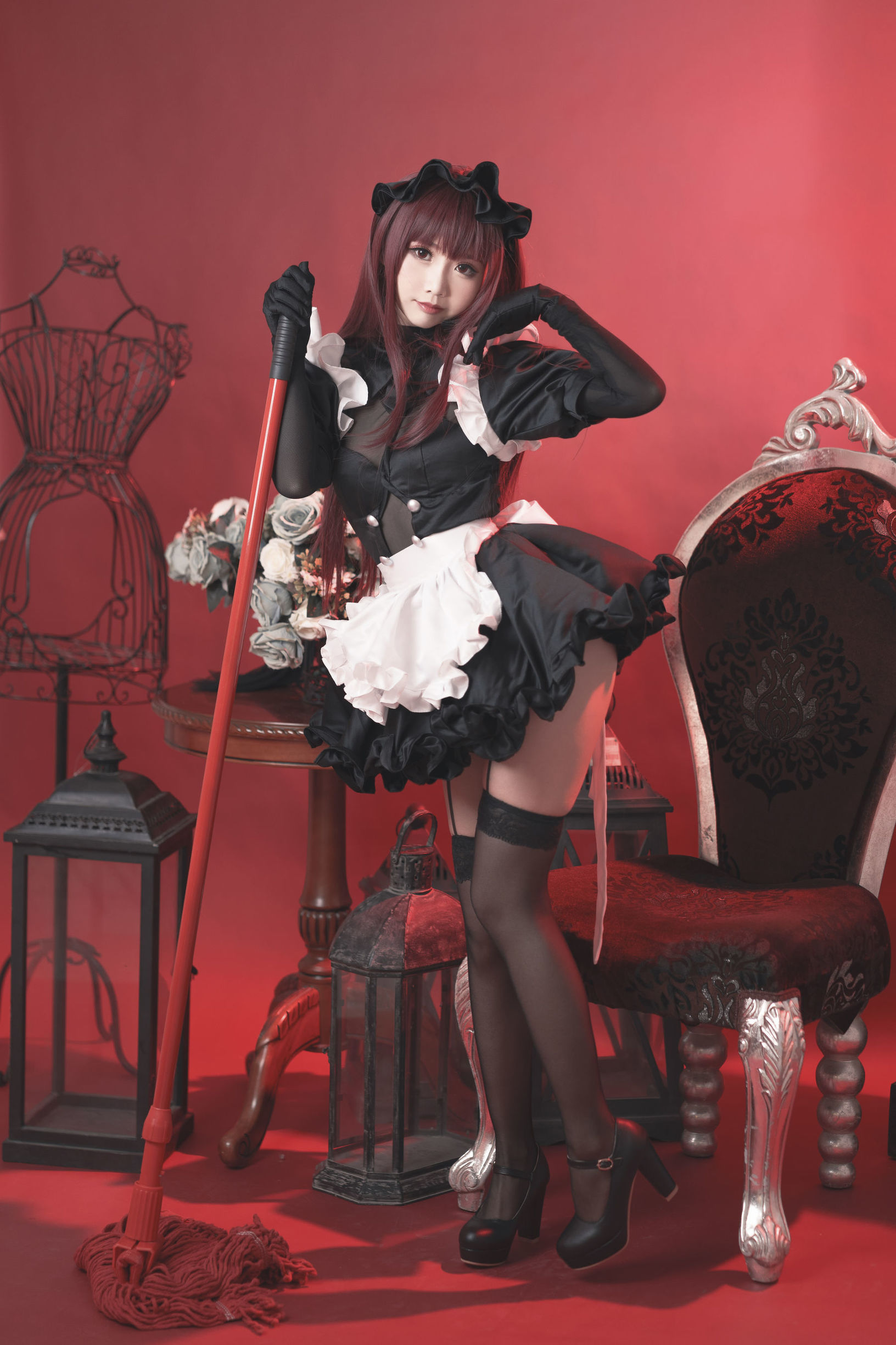 น่ารักยอดนิยม Coser เมี่ยนปิงเซียนเอ๋อ สคาทาชเมด