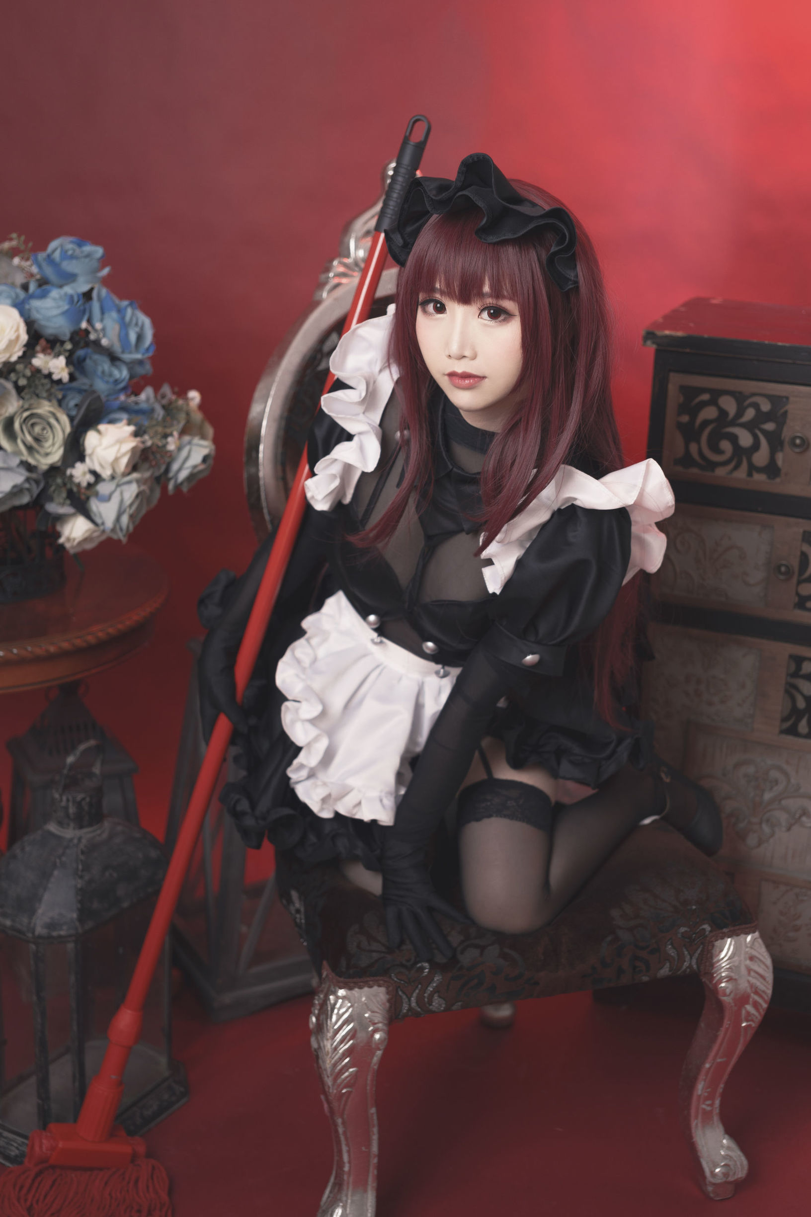 น่ารักยอดนิยม Coser เมี่ยนปิงเซียนเอ๋อ สคาทาชเมด