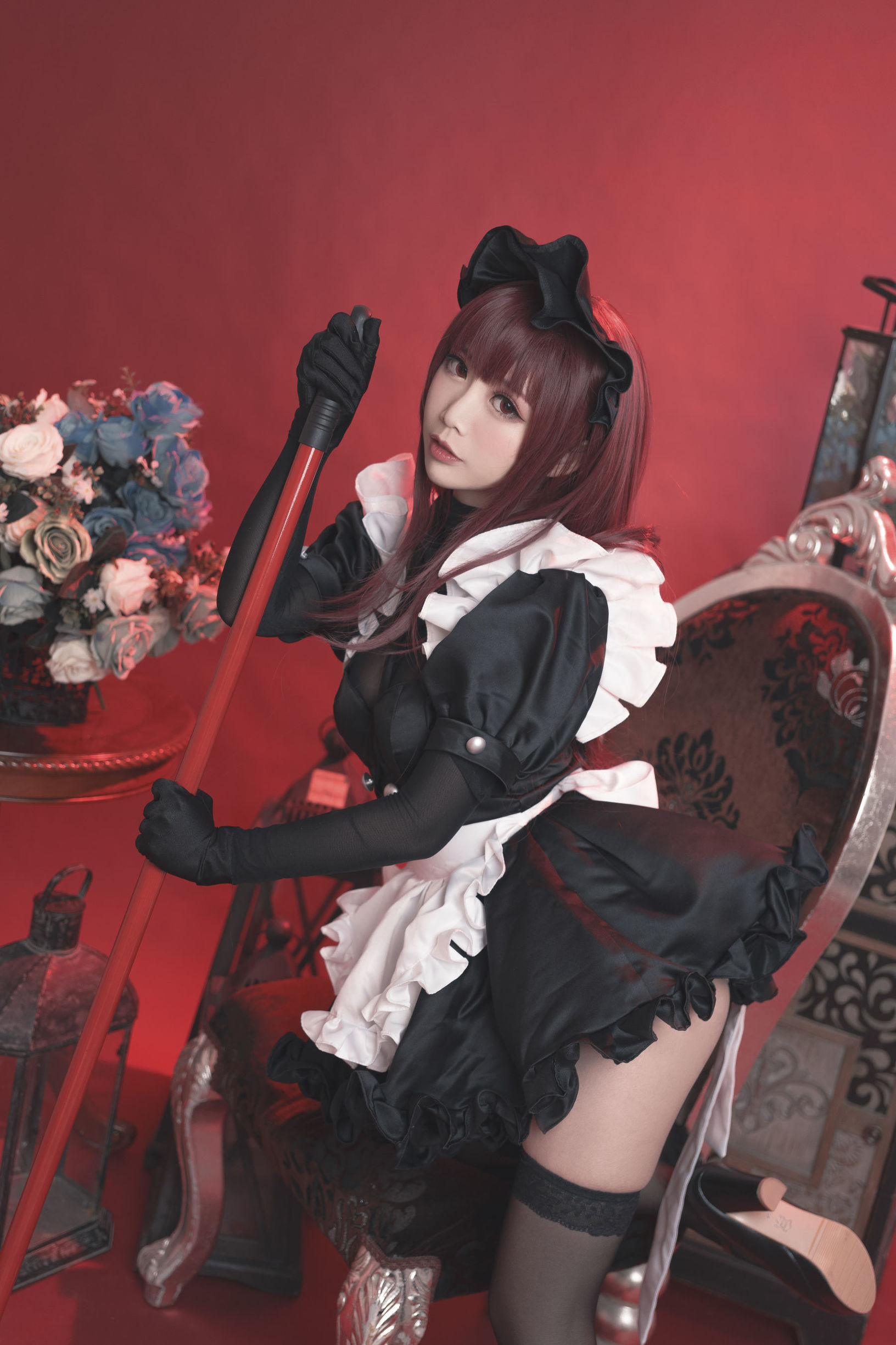 น่ารักยอดนิยม Coser เมี่ยนปิงเซียนเอ๋อ สคาทาชเมด