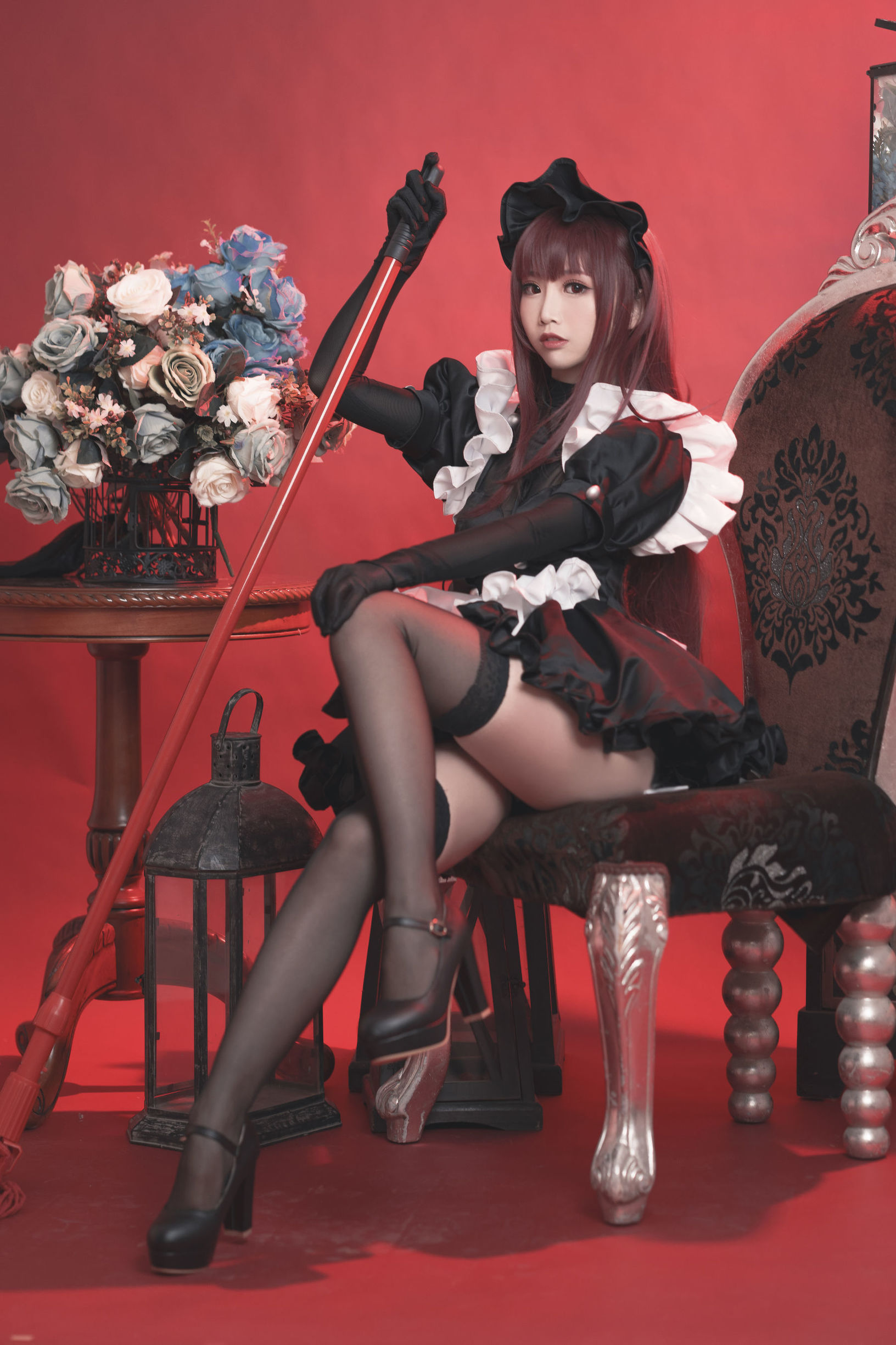น่ารักยอดนิยม Coser เมี่ยนปิงเซียนเอ๋อ สคาทาชเมด