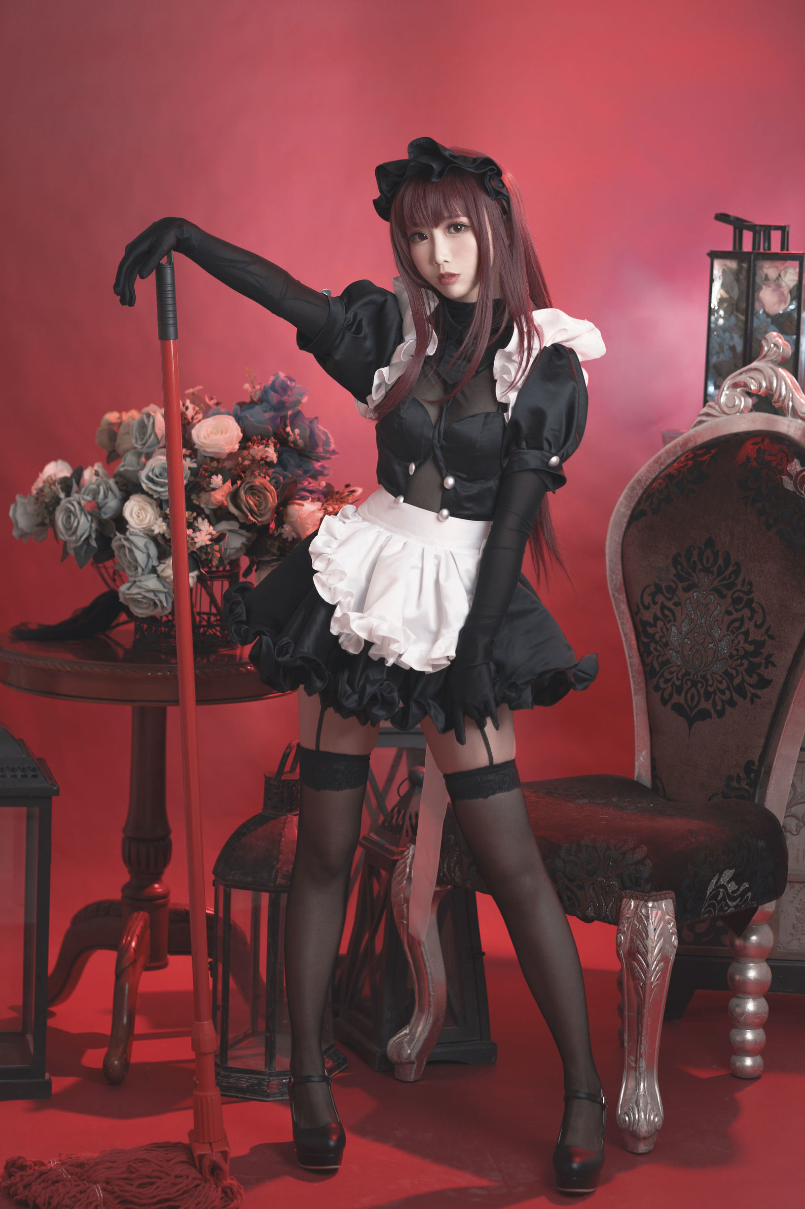 น่ารักยอดนิยม Coser เมี่ยนปิงเซียนเอ๋อ สคาทาชเมด