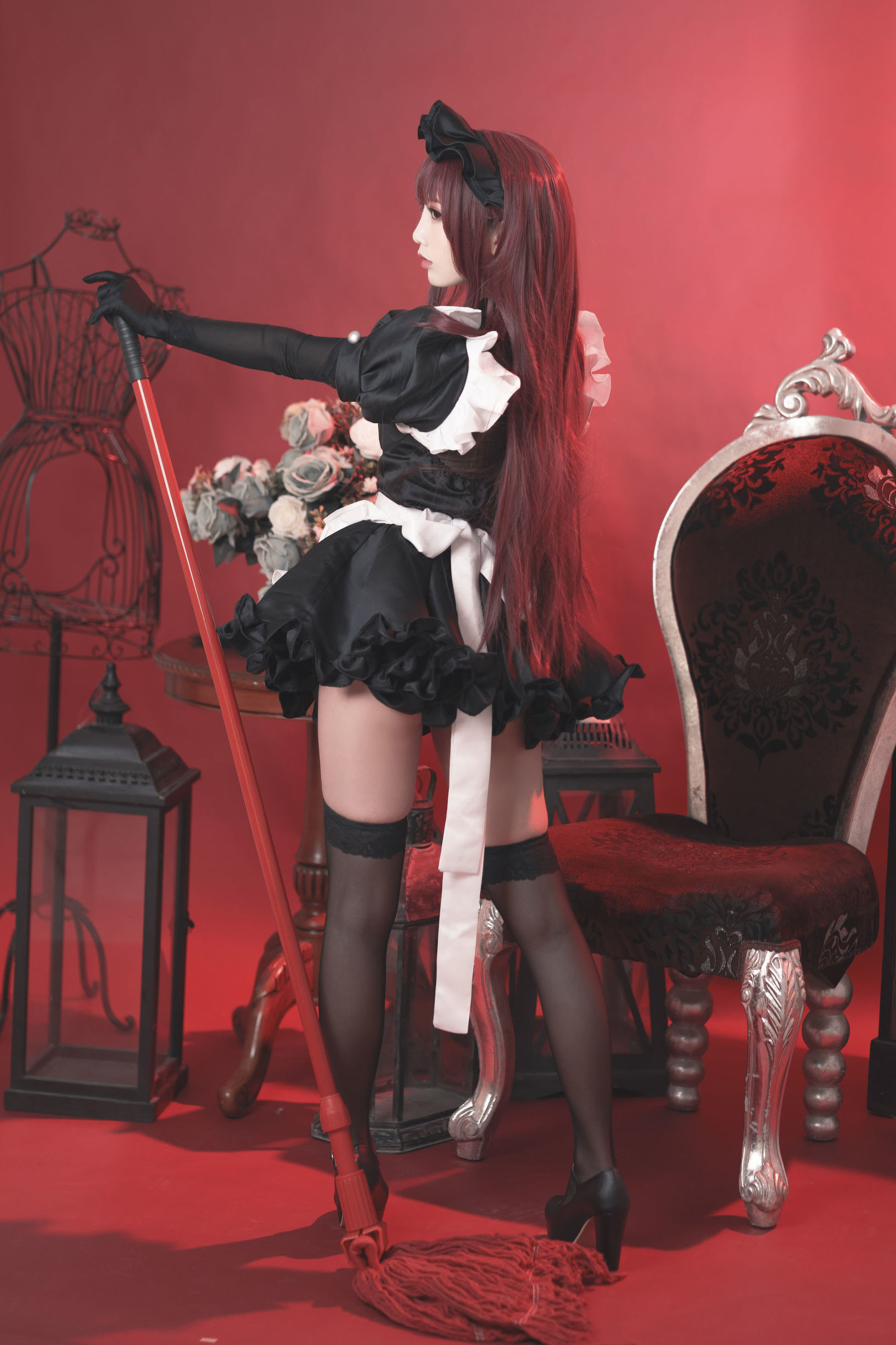 น่ารักยอดนิยม Coser เมี่ยนปิงเซียนเอ๋อ สคาทาชเมด