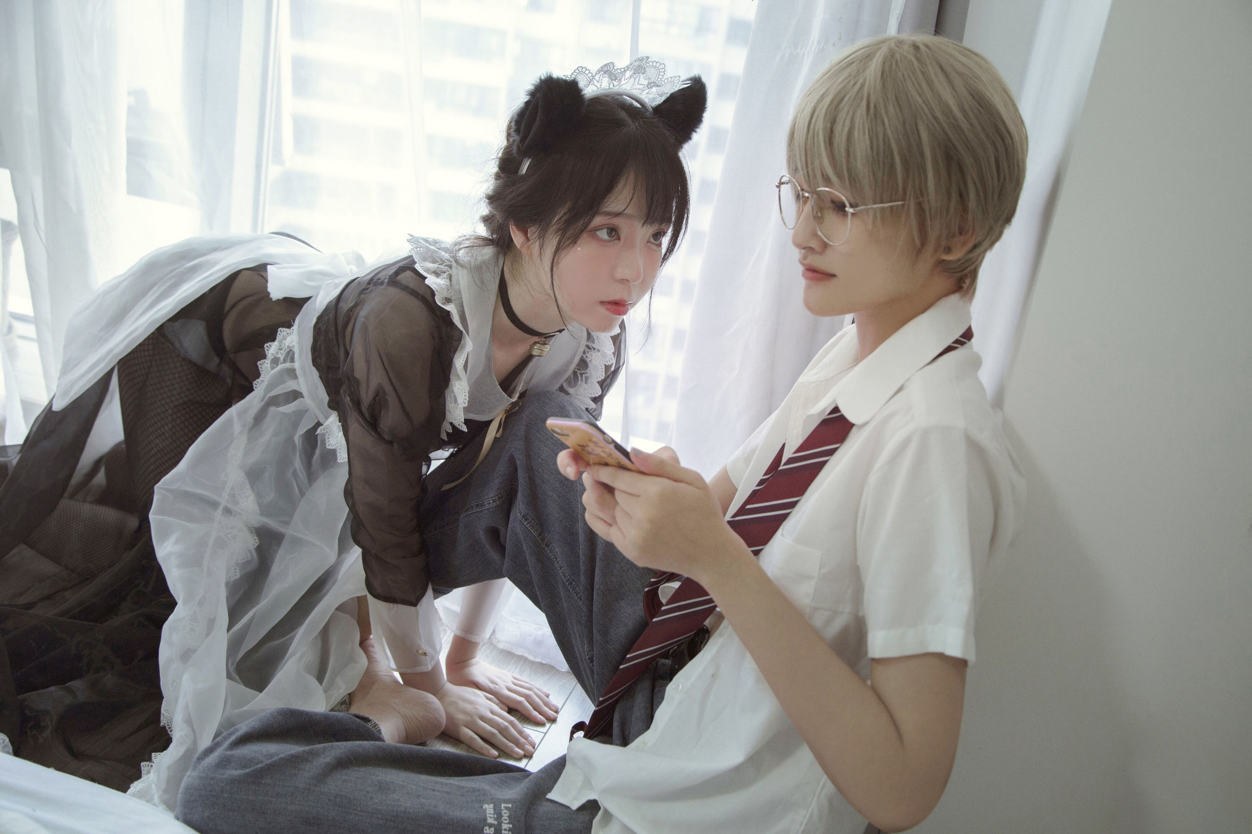 สาวน่ารัก Fushii_ ไฮทัง สาวใช้