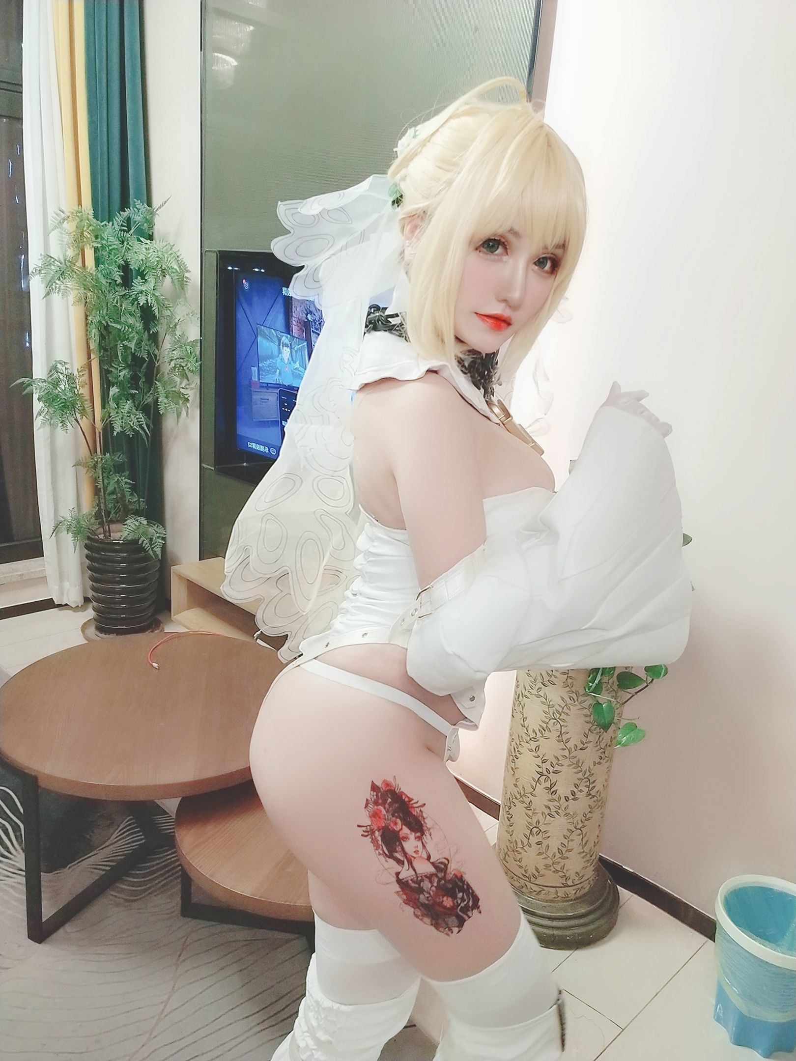 夏鴿鴿不想起床 尼祿花嫁