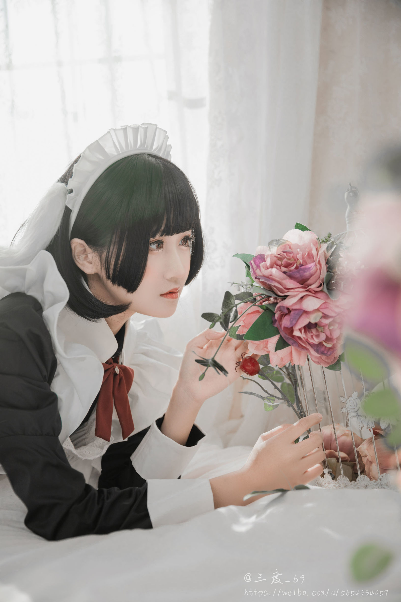 Weibo Meizi Sandu_69 Bunny Ear Maid