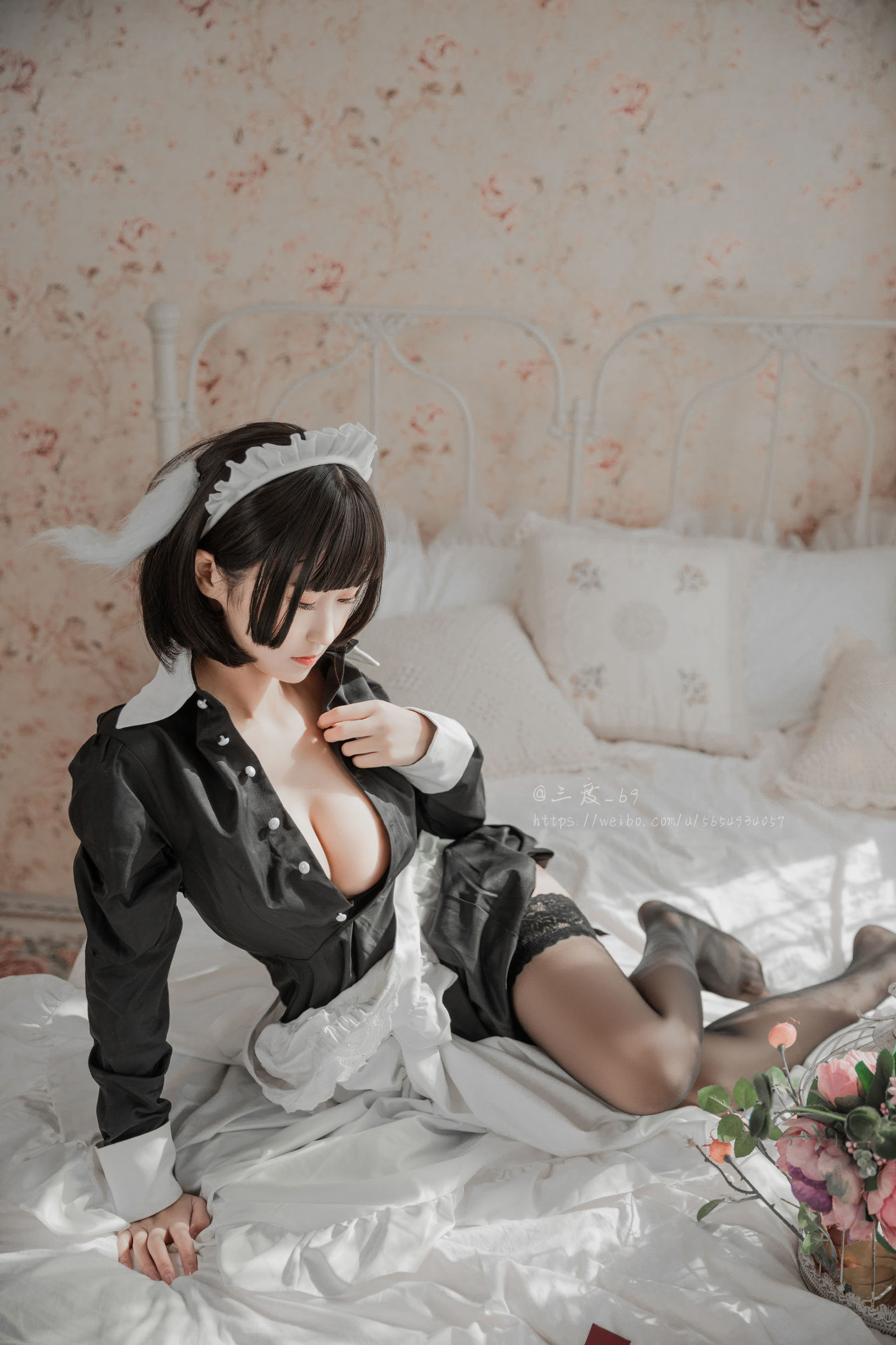 Weibo Meizi Sandu_69 Bunny Ear Maid