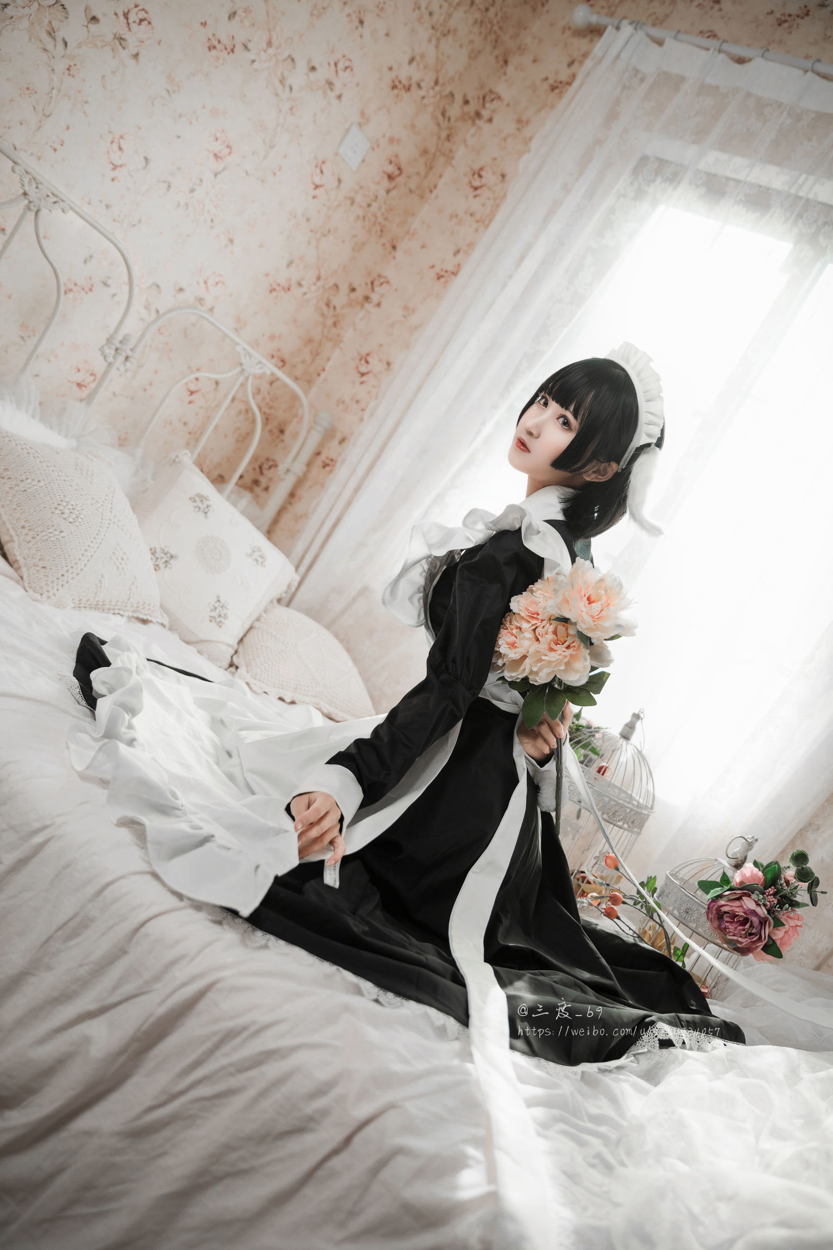 Weibo Meizi Sandu_69 Bunny Ear Maid