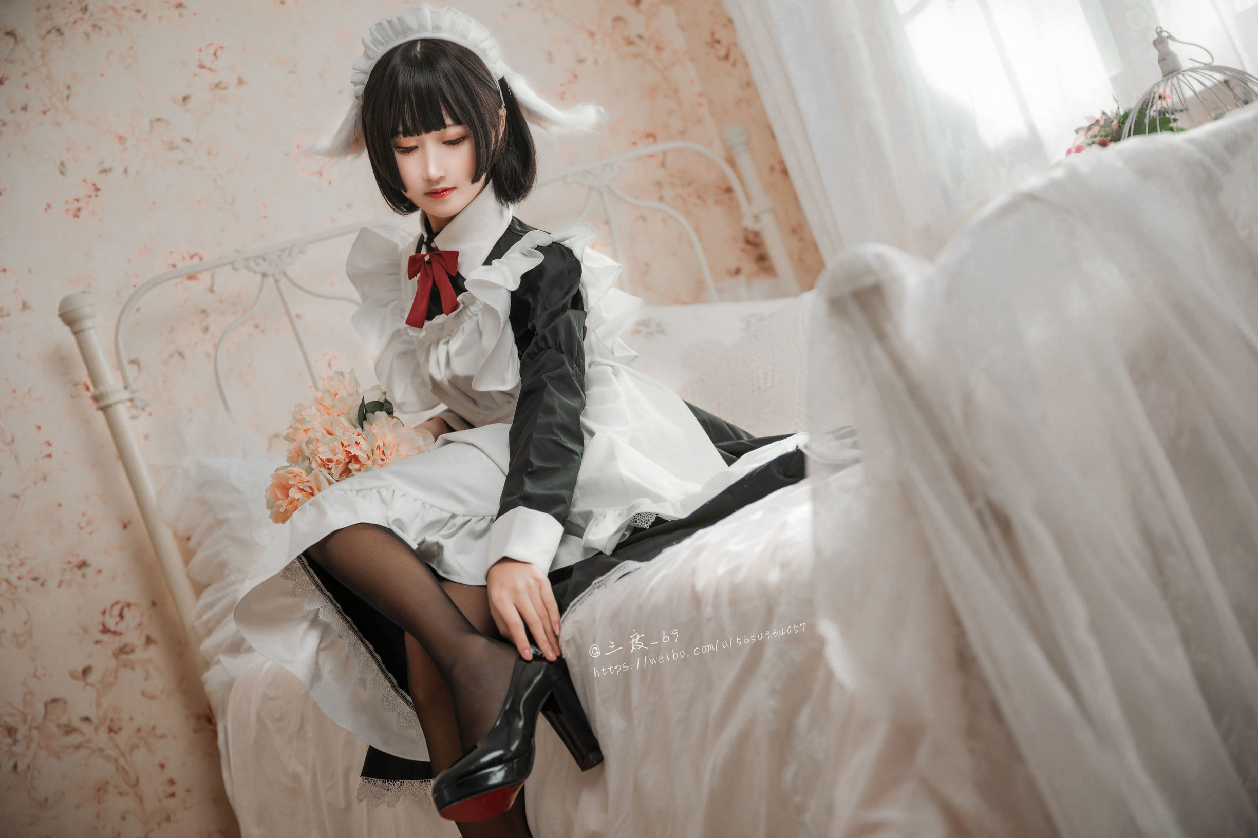 Weibo Meizi Sandu_69 Bunny Ear Maid