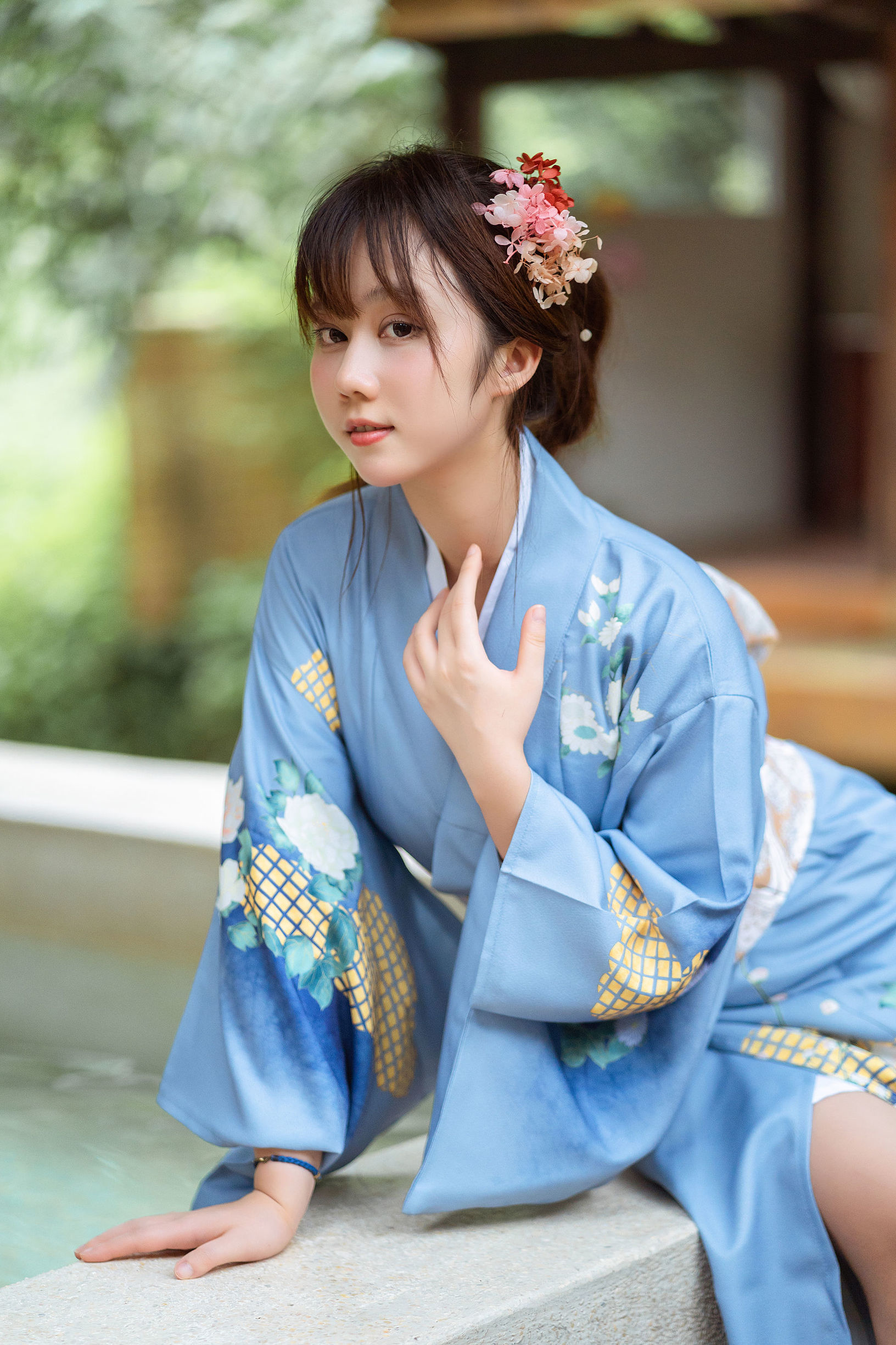Weibo Phúc lợi Ji Jing-chan: Sự bỏ trốn với Áo kimono