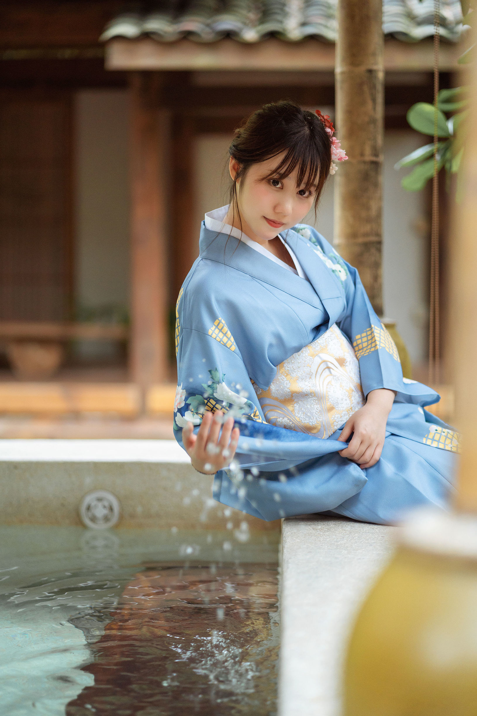 Weibo Phúc lợi Ji Jing-chan: Sự bỏ trốn với Áo kimono