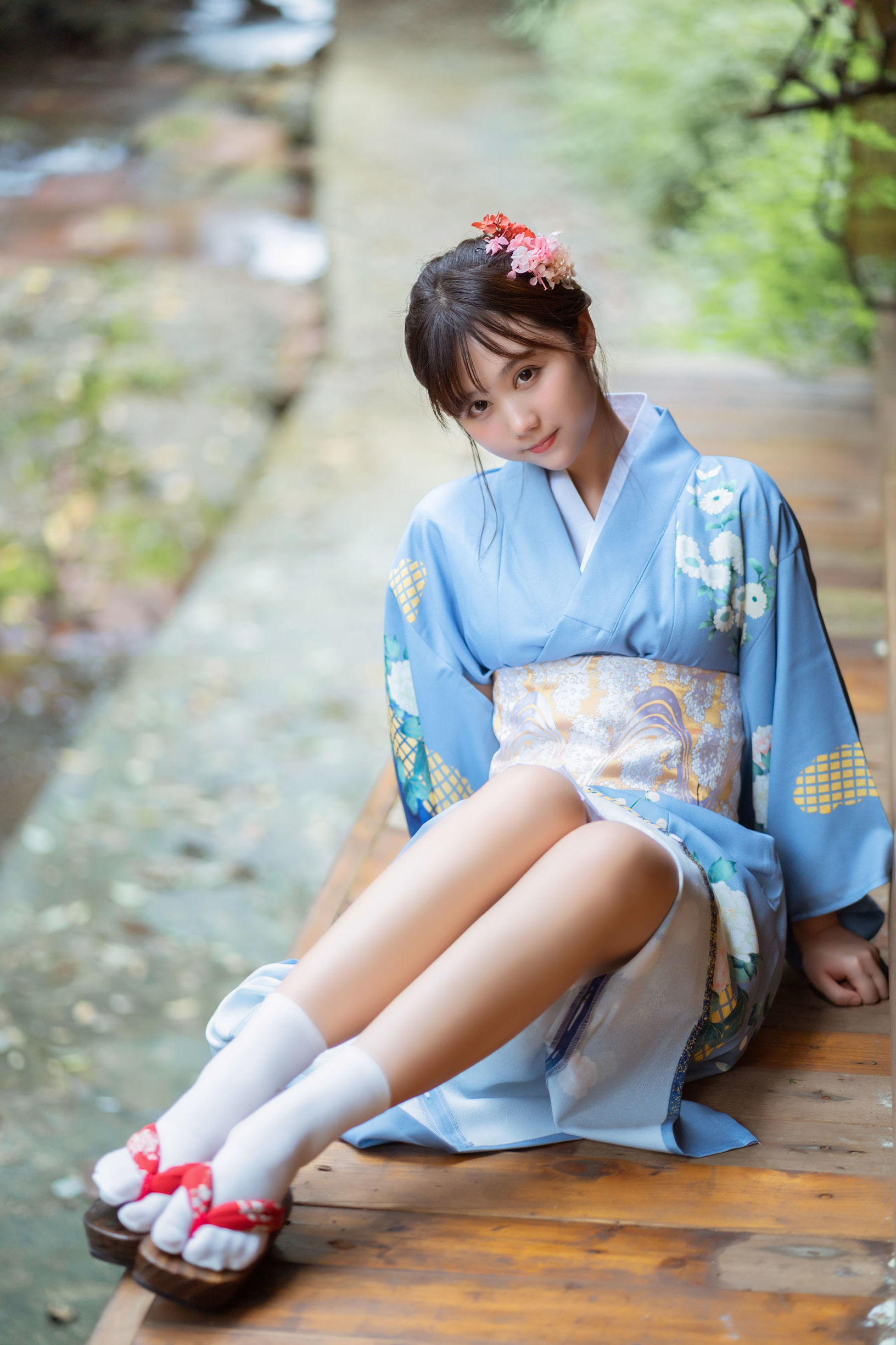 Weibo Phúc lợi Ji Jing-chan: Sự bỏ trốn với Áo kimono