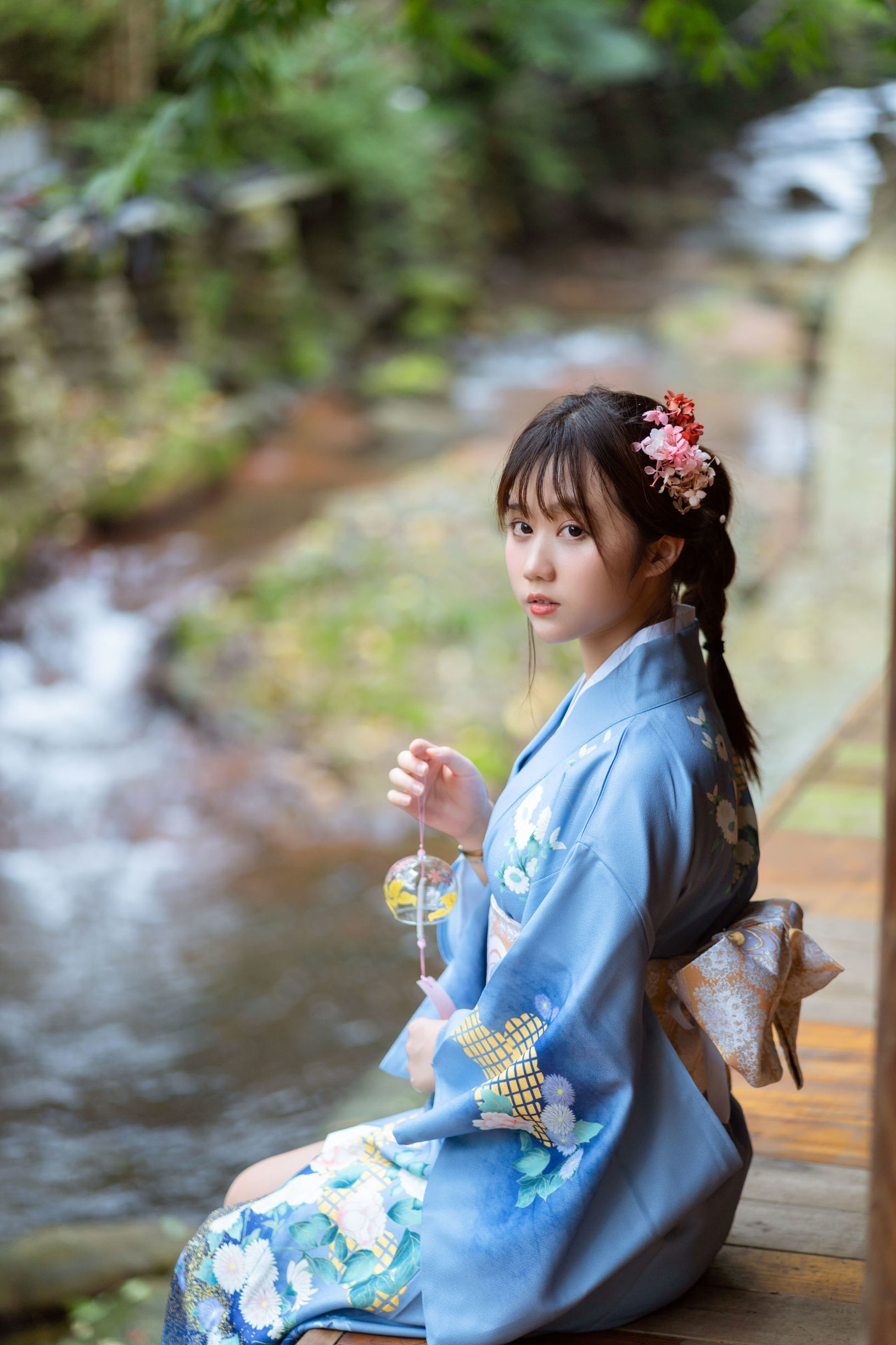 Weibo Phúc lợi Ji Jing-chan: Sự bỏ trốn với Áo kimono