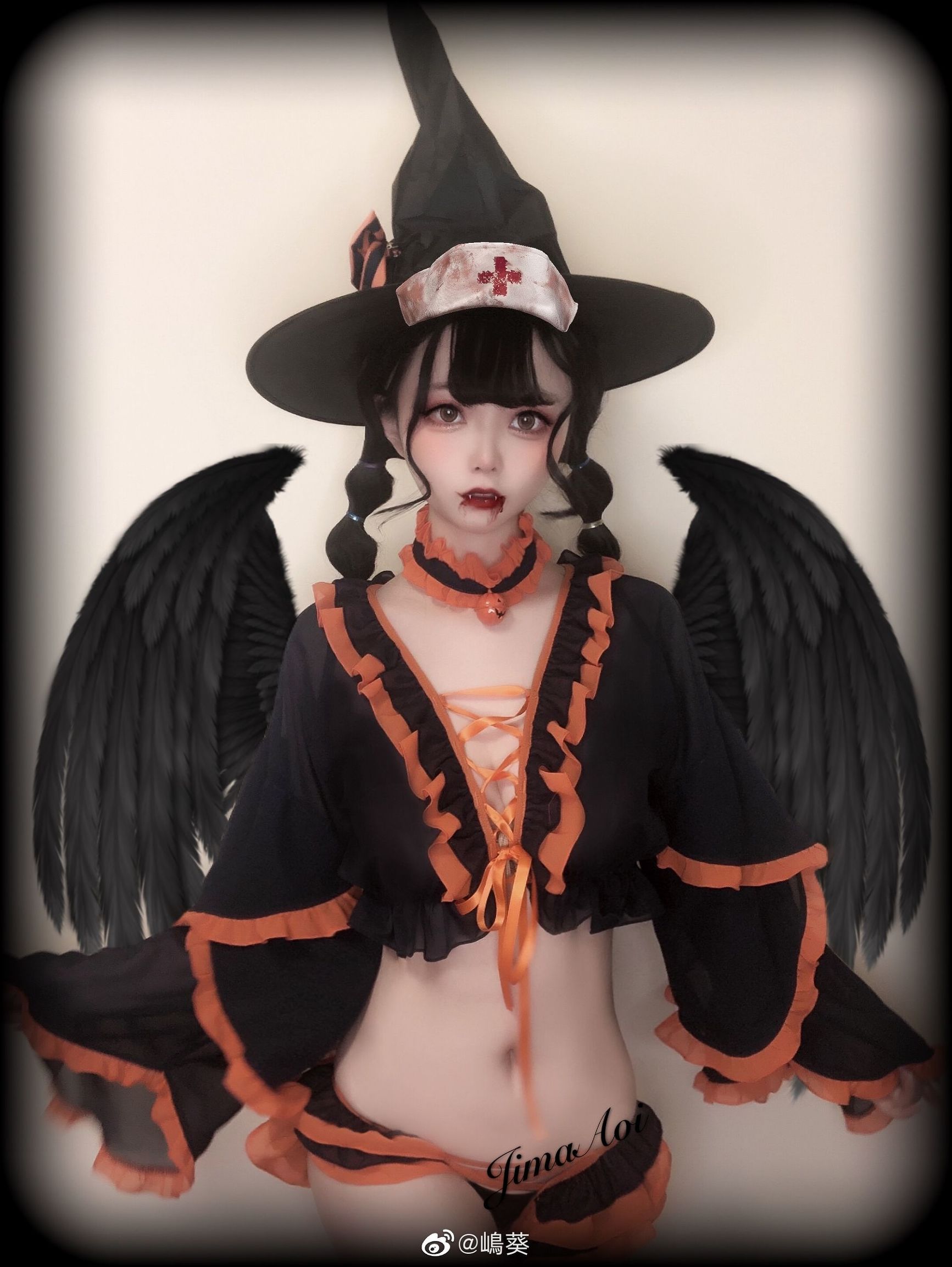 Weibo Beauty Shima Aoi Halloween Little Devil