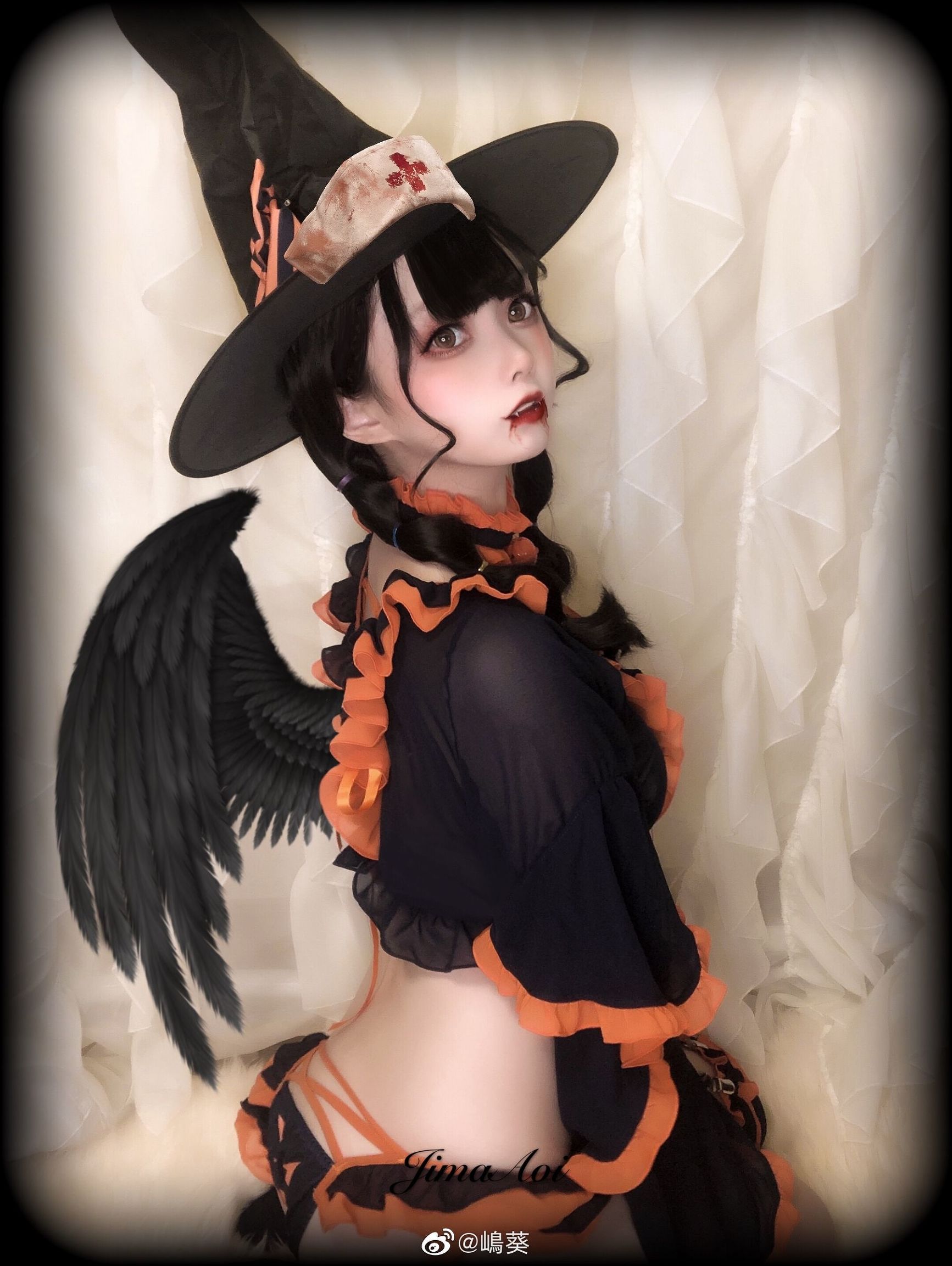 Weibo Beauty Shima Aoi Halloween Little Devil