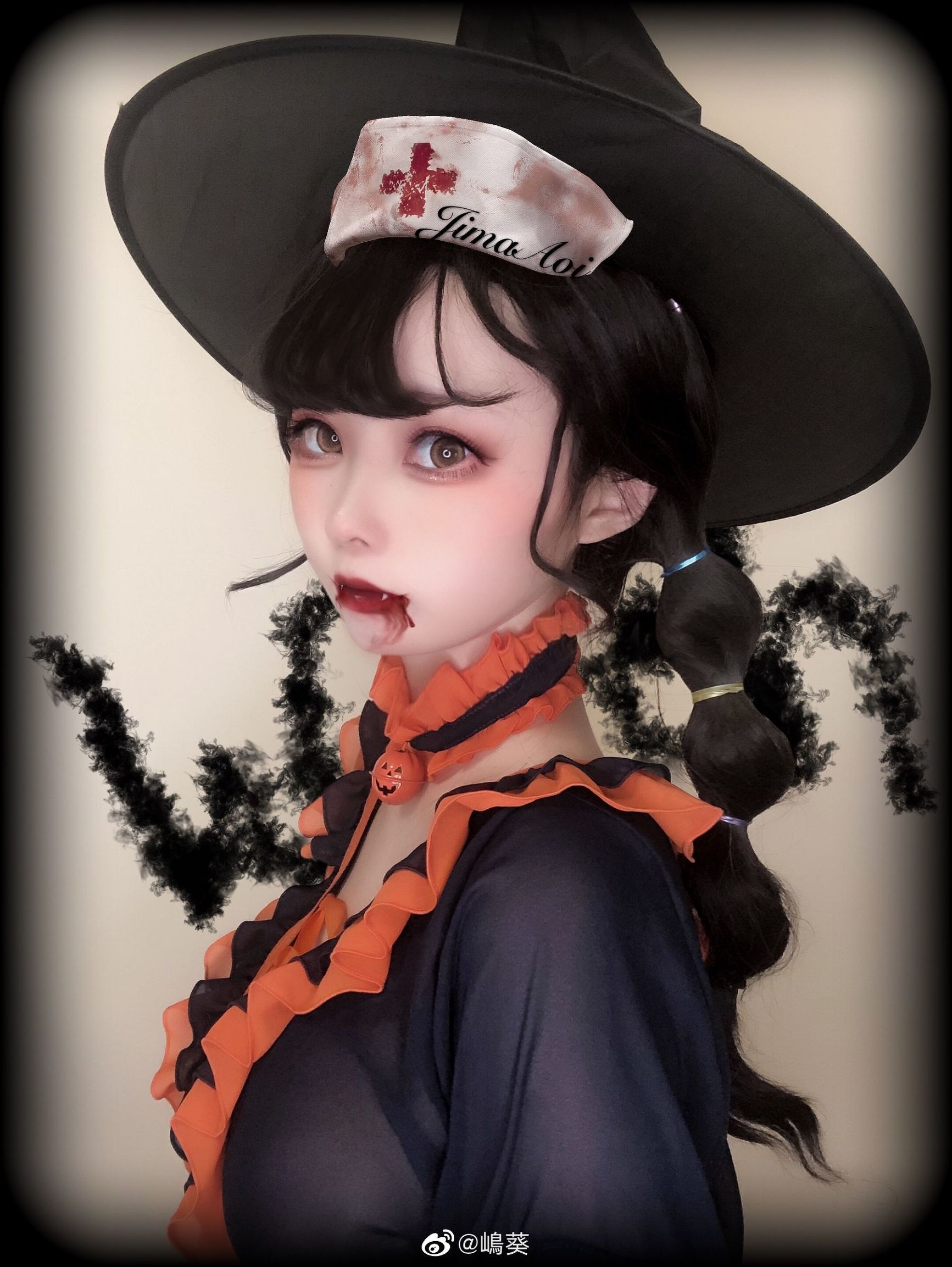 Weibo Beauty Shima Aoi Halloween Little Devil