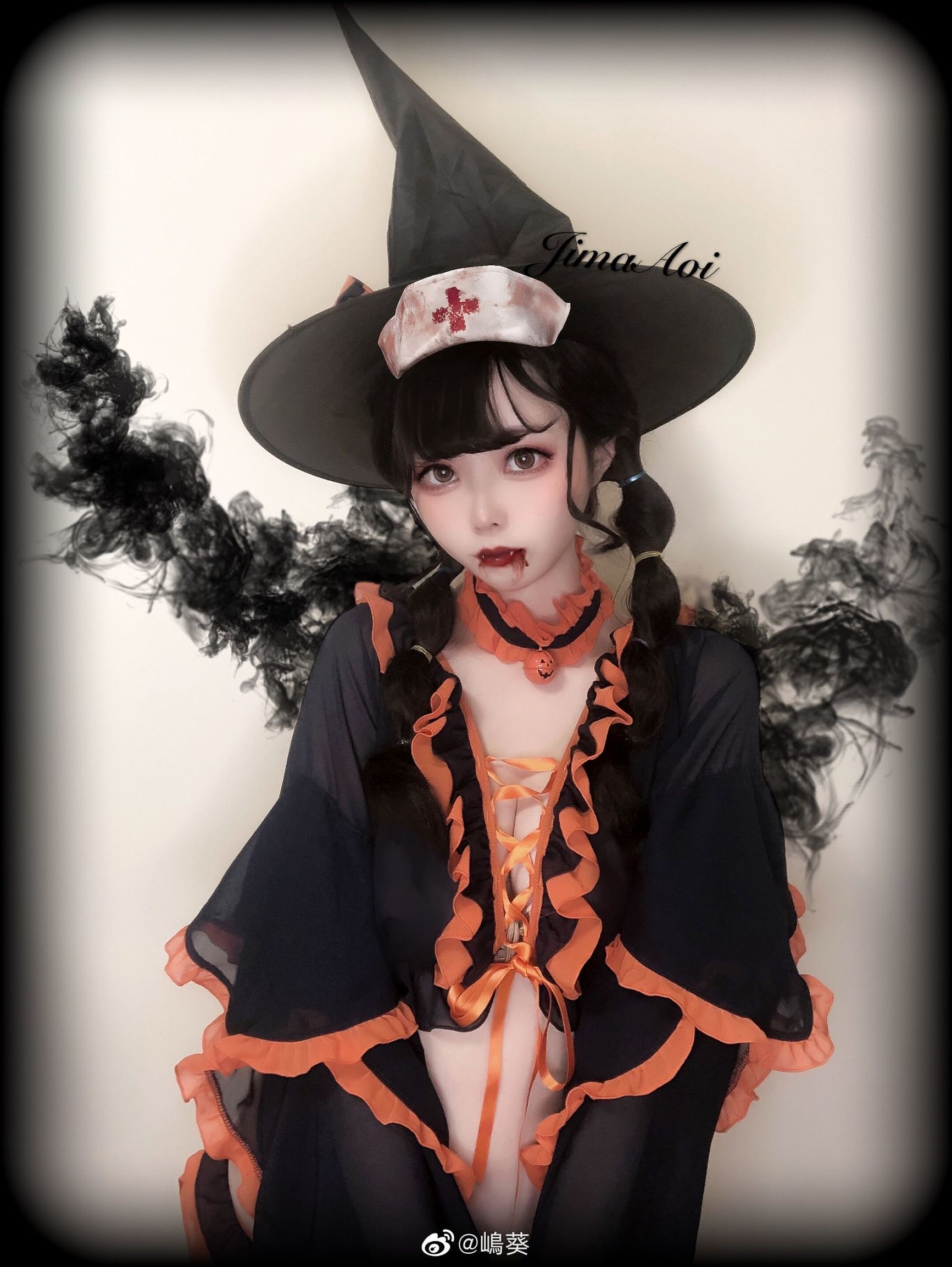 ウェイボーの美女 島葵 ハロウィンの小悪魔